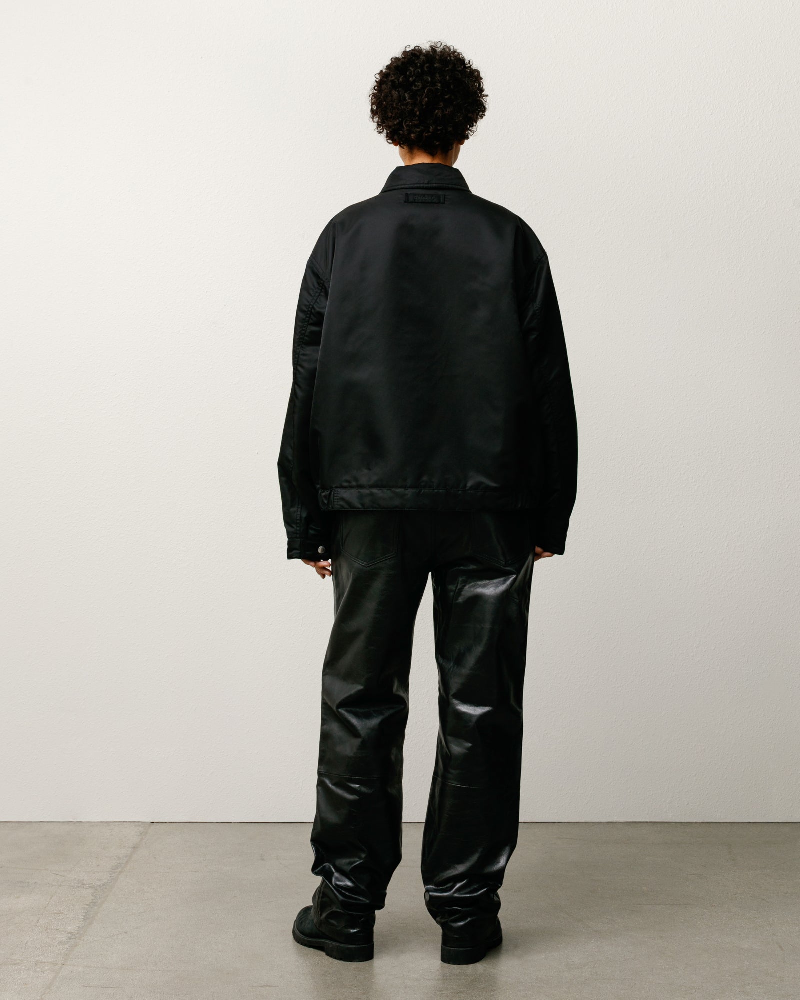 Pile Lined Zip Jacket – Black | Outerwear | Stüssy Canada