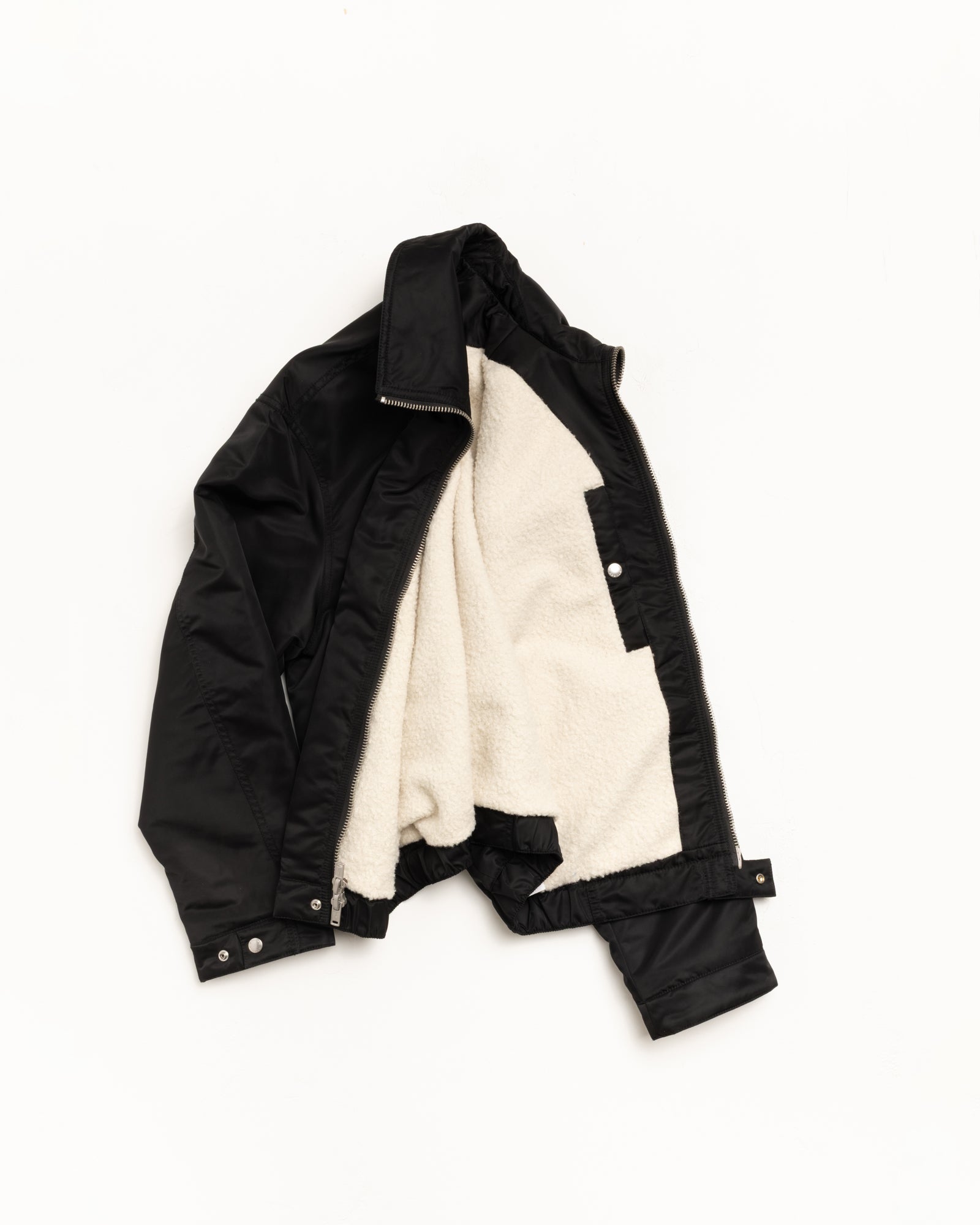 Pile Lined Zip Jacket – Black | Outerwear | Stüssy Canada