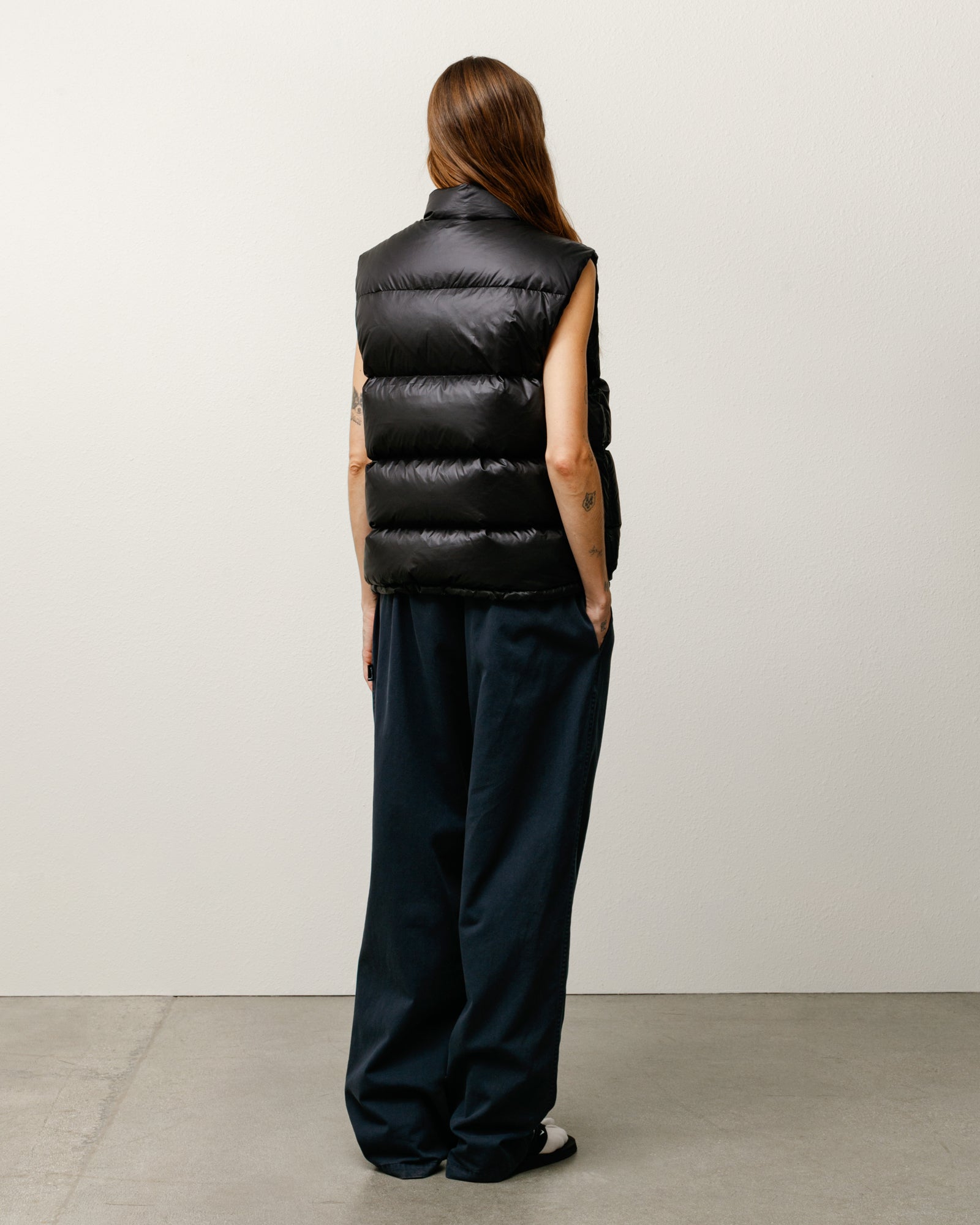 Micro Ripstop Down Vest – Black | Outerwear | Stüssy Canada
