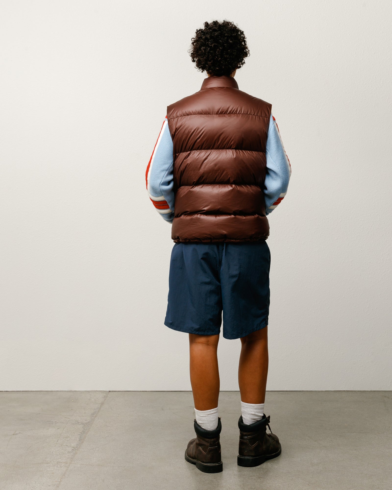 Micro Ripstop Down Vest – Brown | Outerwear | Stüssy Canada
