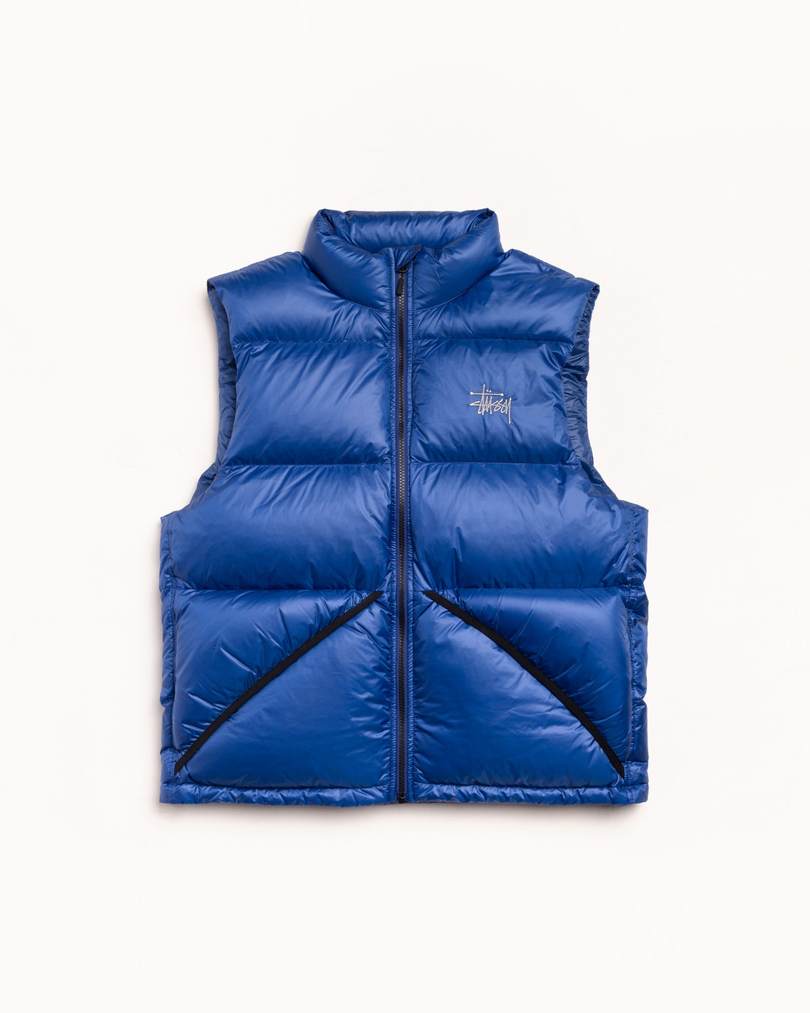 Micro Ripstop Down Vest – Royal | Outerwear | Stüssy Canada