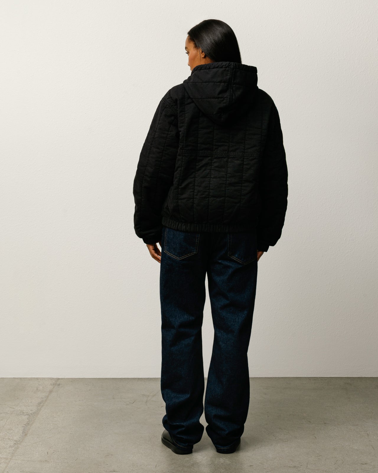 Quilted Canvas Work Jacket – Black | Outerwear | Stüssy Canada