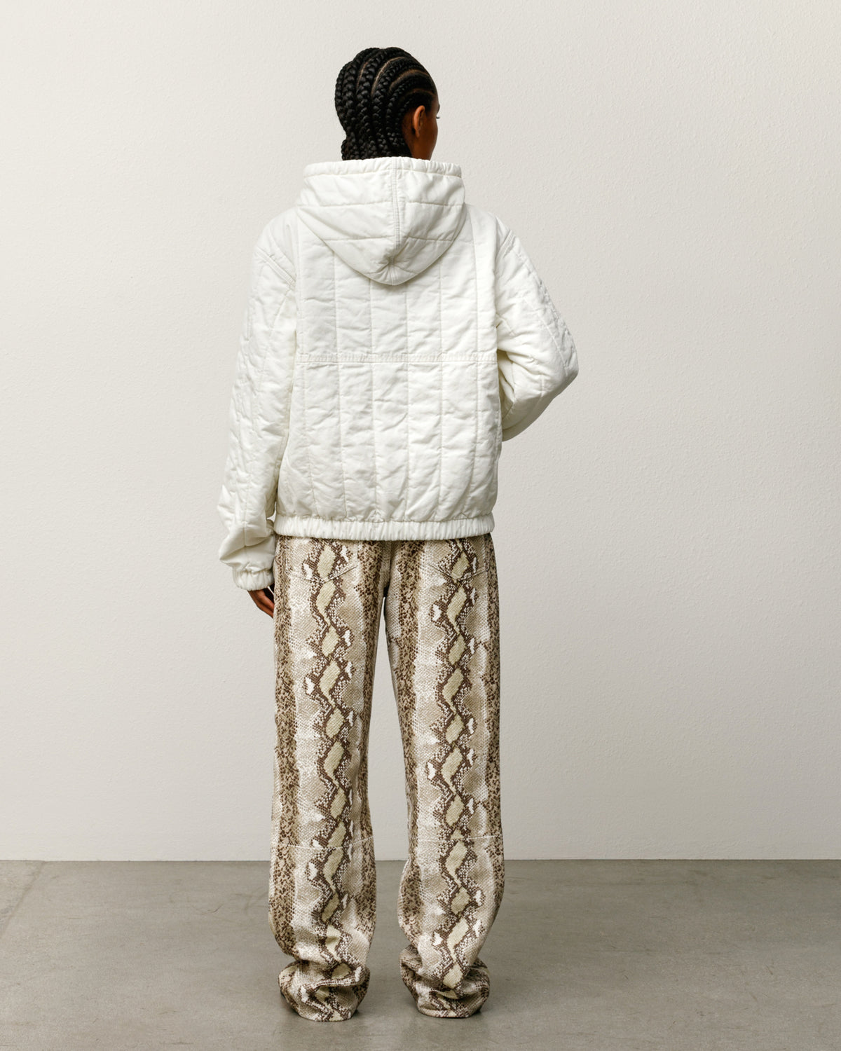 Quilted Canvas Work Jacket – Bone | Outerwear | Stüssy Canada