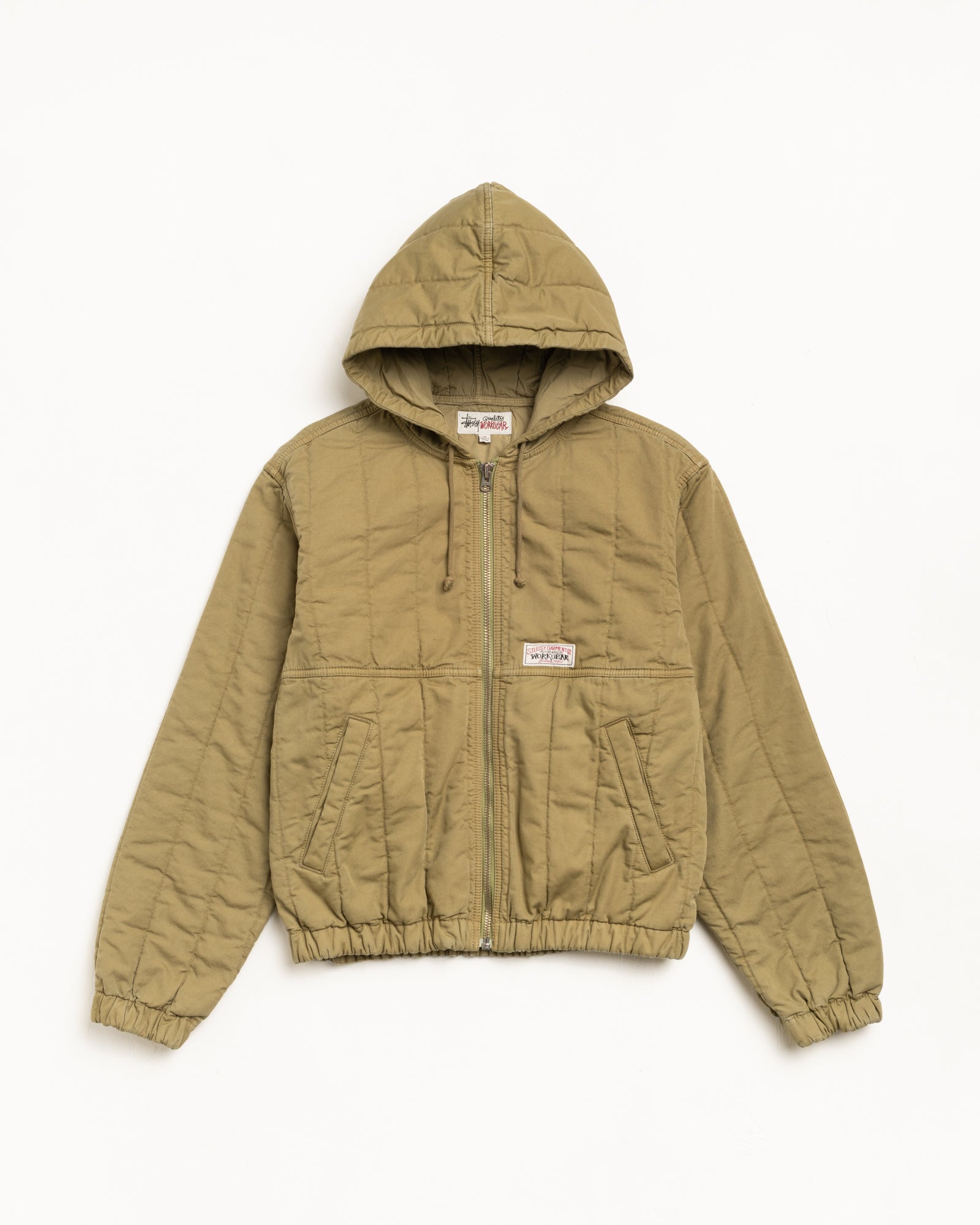 Quilted Canvas Work Jacket – Olive | Outerwear | Stüssy Canada