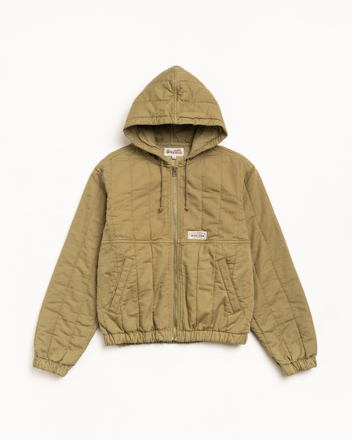 Quilted Canvas Work Jacket – Olive | Outerwear | Stüssy Canada