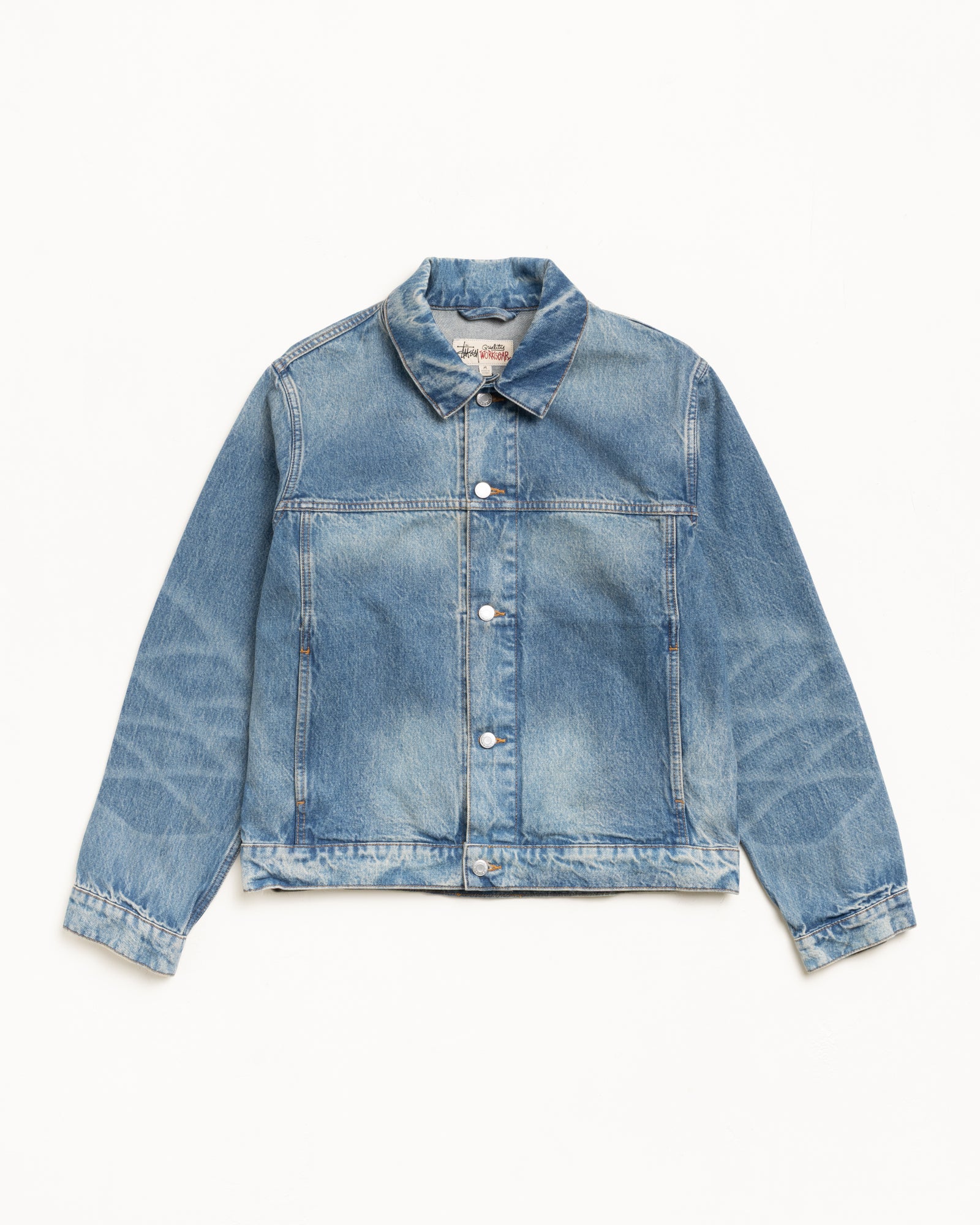 Trucker Jacket Denim – Weekend Wash | Outerwear | Stüssy Canada