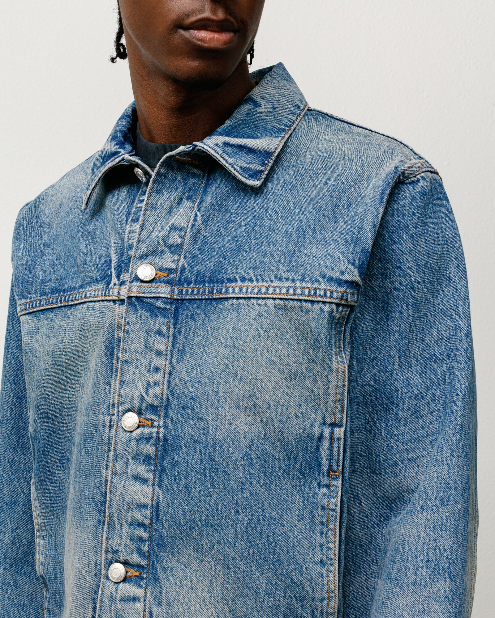 Trucker Jacket Denim – Weekend Wash | Outerwear | Stüssy Canada