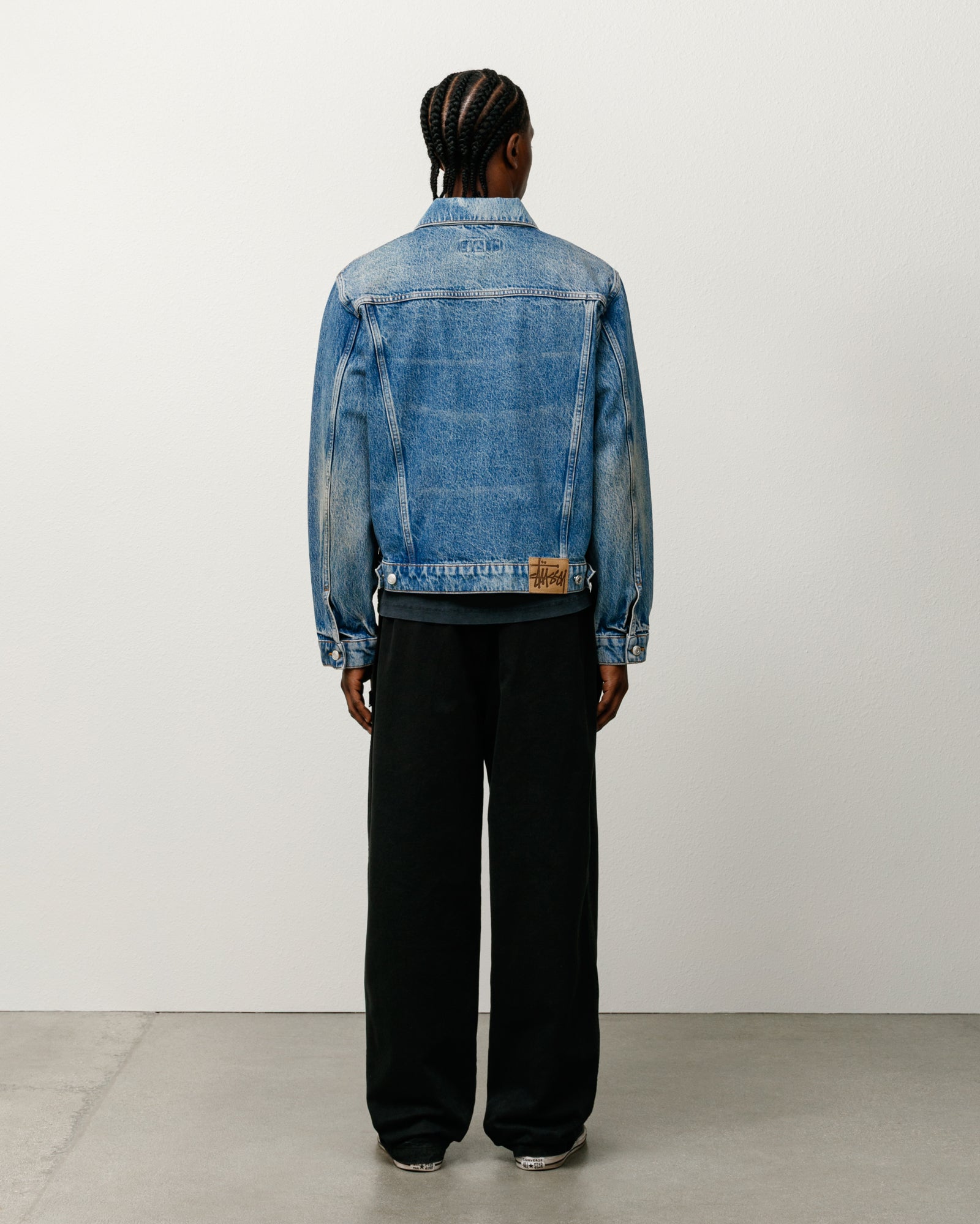 Trucker Denim La Mens Long Sleeve In Indigo La