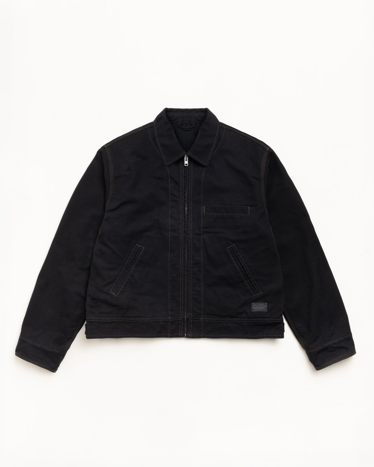 Work Jacket Collared – Black | Outerwear | Stüssy Canada