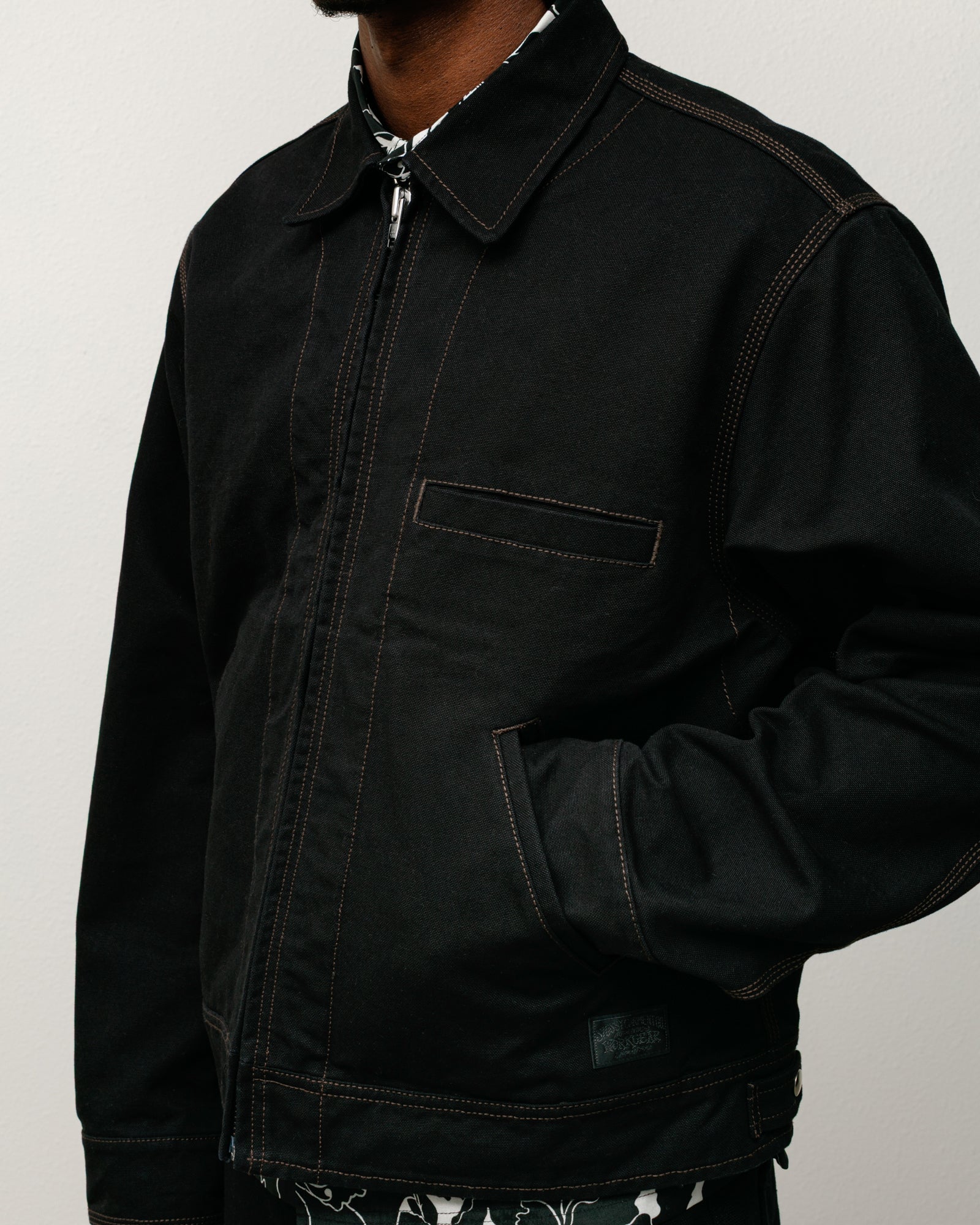 Work Jacket Collared – Black | Outerwear | Stüssy Canada