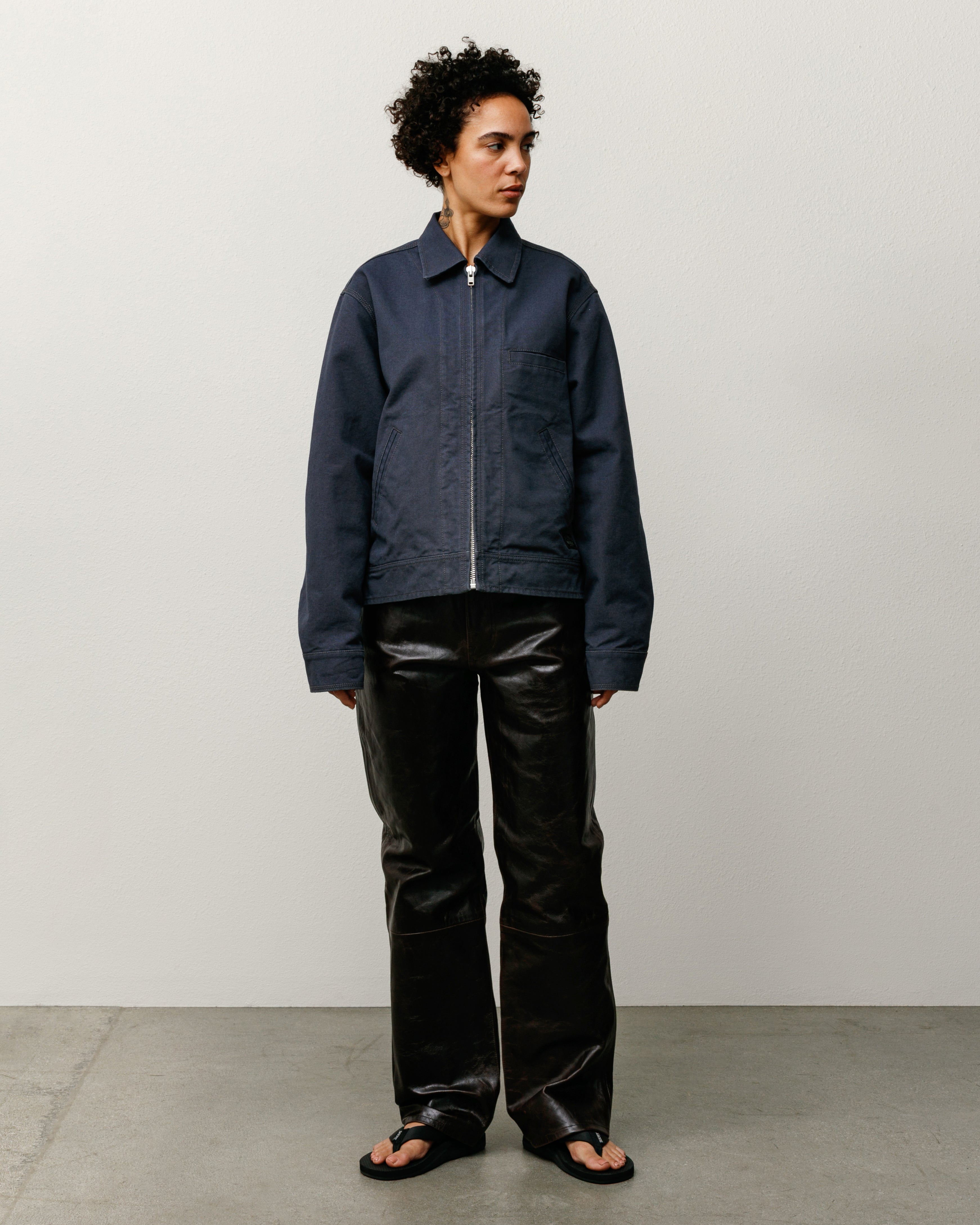 Work Jacket Collared – Blue | Outerwear | Stüssy Canada