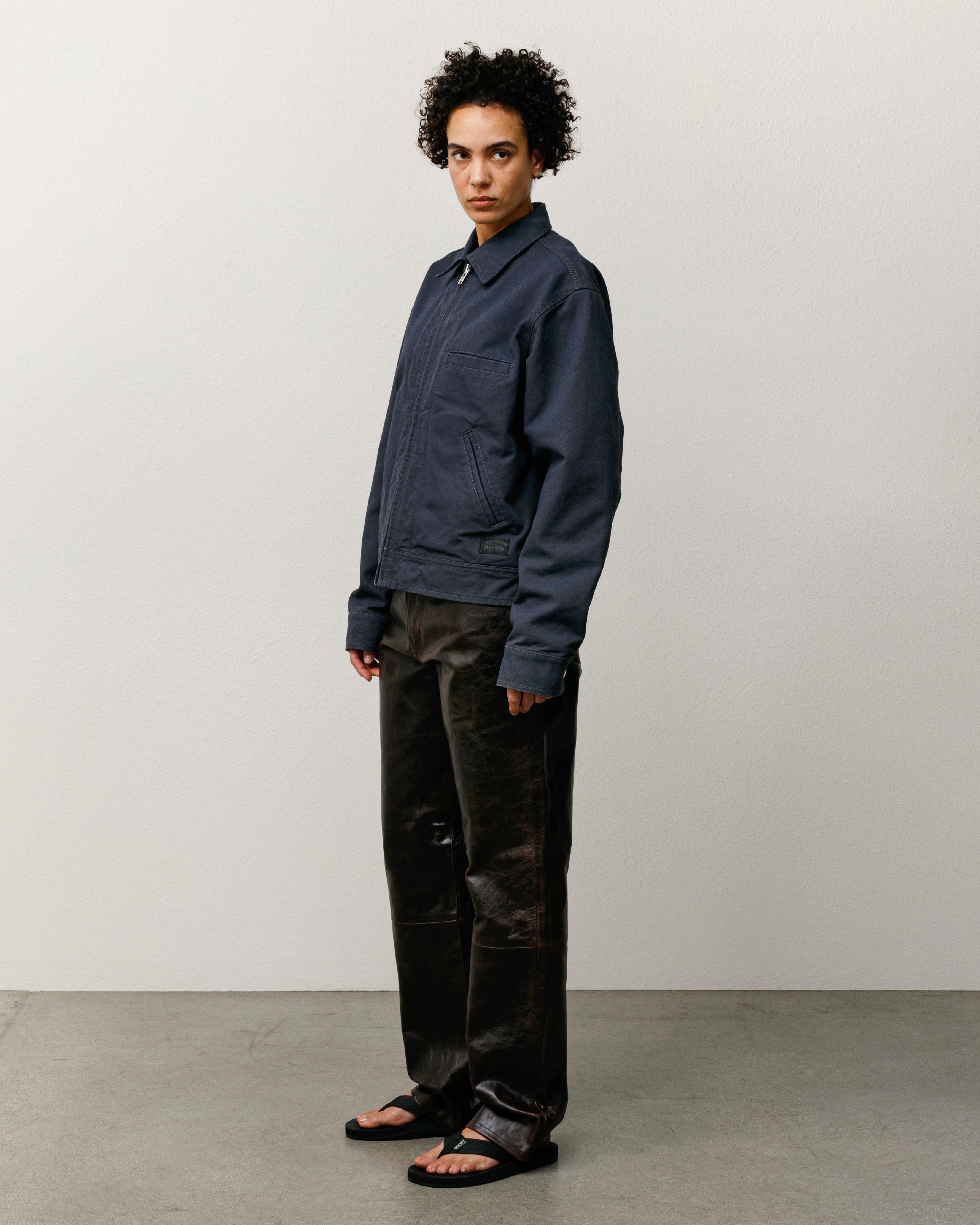 Work Jacket Collared – Blue | Outerwear | Stüssy Canada