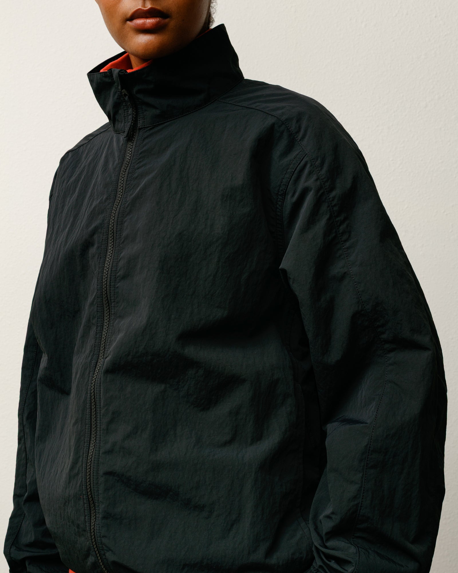 Lightweight Mock Jacket – Black | Outerwear | Stüssy Canada