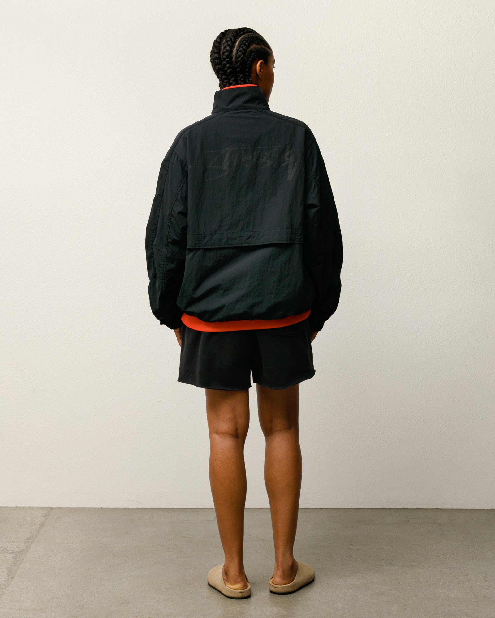 Lightweight Mock Jacket – Black | Outerwear | Stüssy Canada