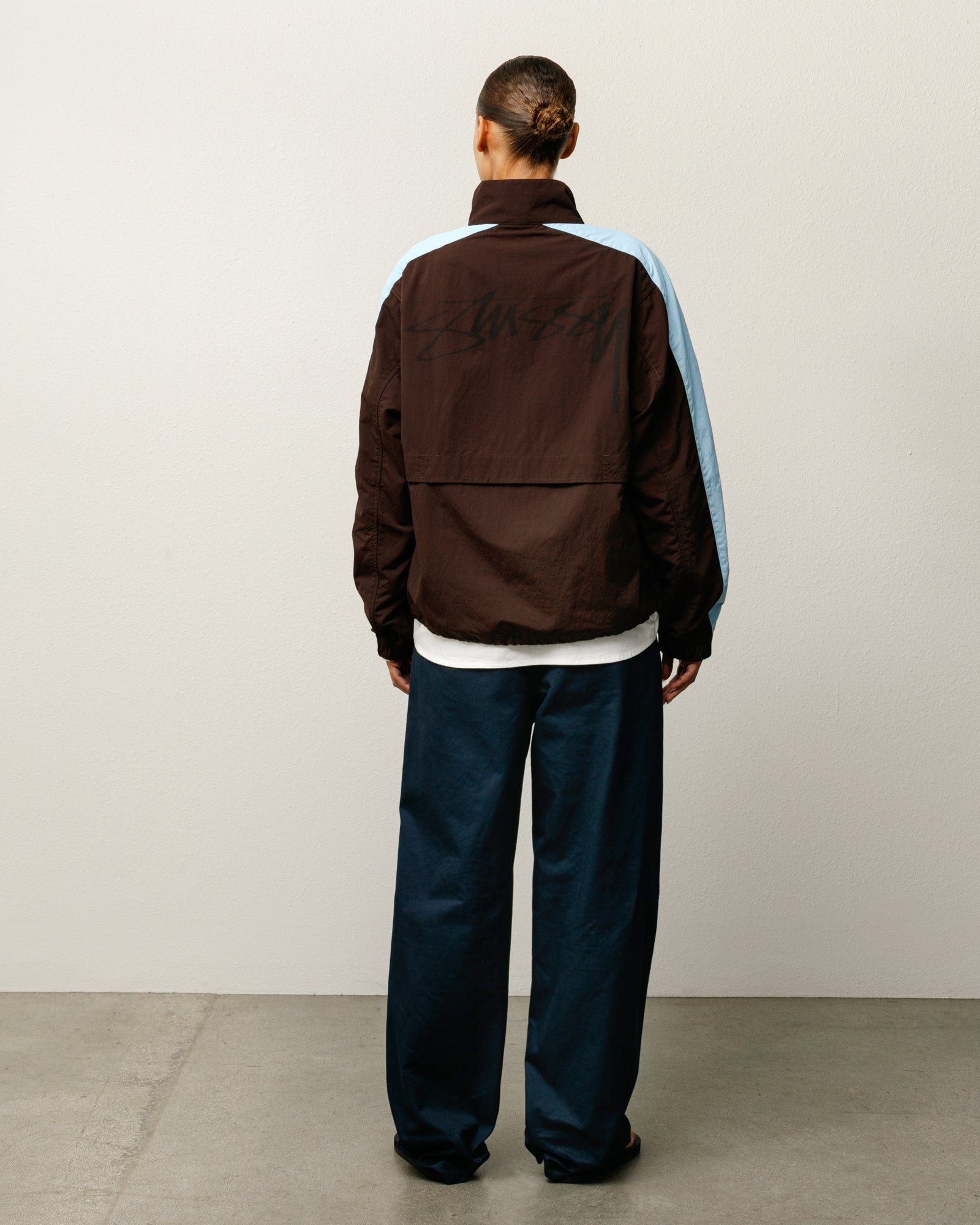 Lightweight Mock Jacket – Brown | Outerwear | Stüssy Canada
