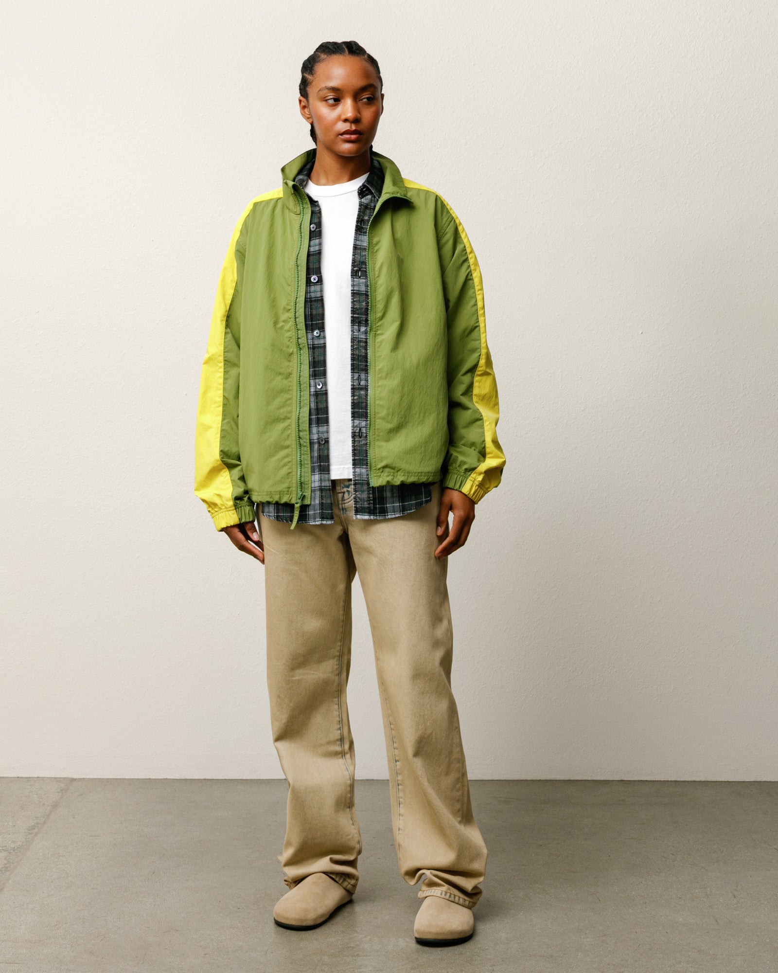 Lightweight Mock Jacket – Green | Outerwear | Stüssy Canada