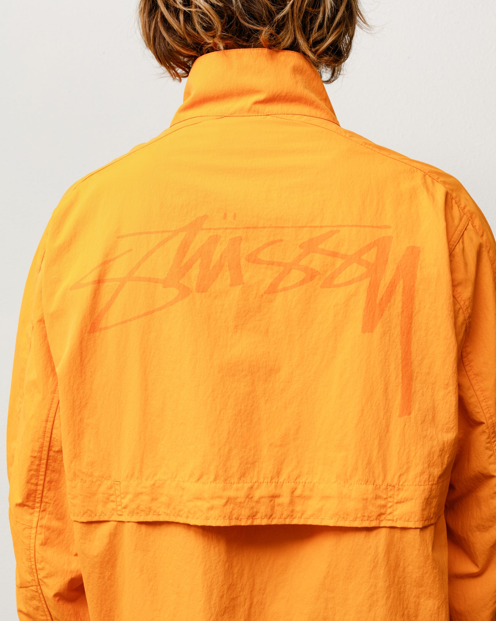 Lightweight Mock Jacket – Orange | Outerwear | Stüssy Canada