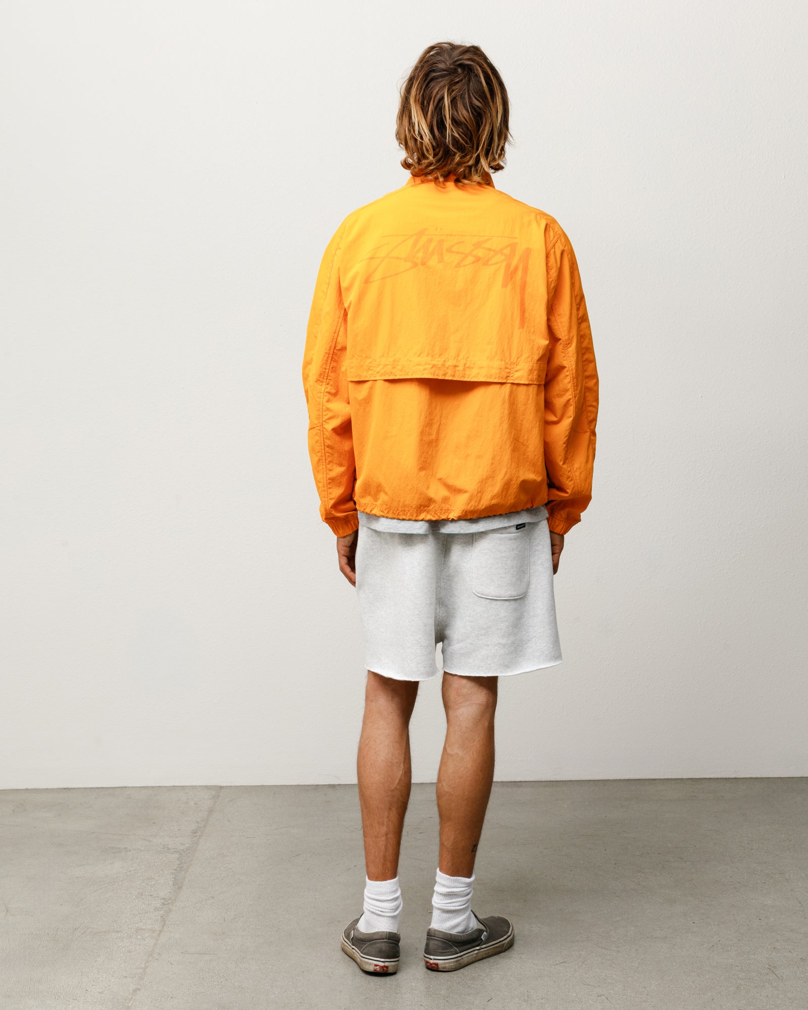 Lightweight Mock Jacket – Orange | Outerwear | Stüssy Canada
