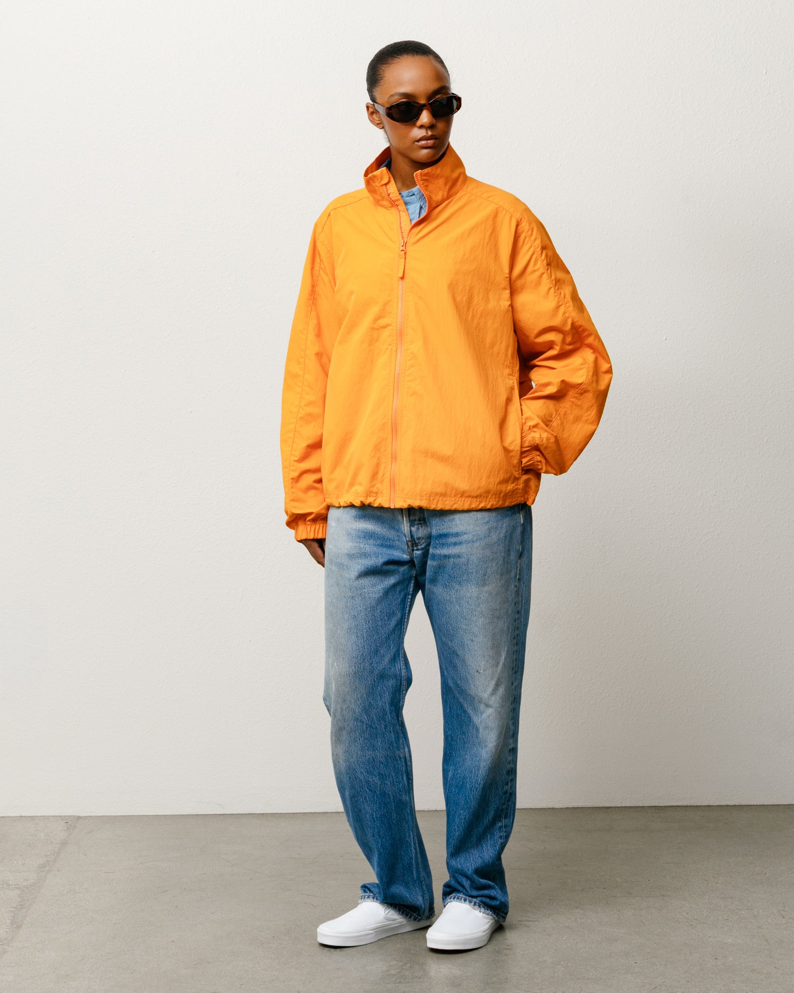 Lightweight Mock Jacket – Orange | Outerwear | Stüssy Canada
