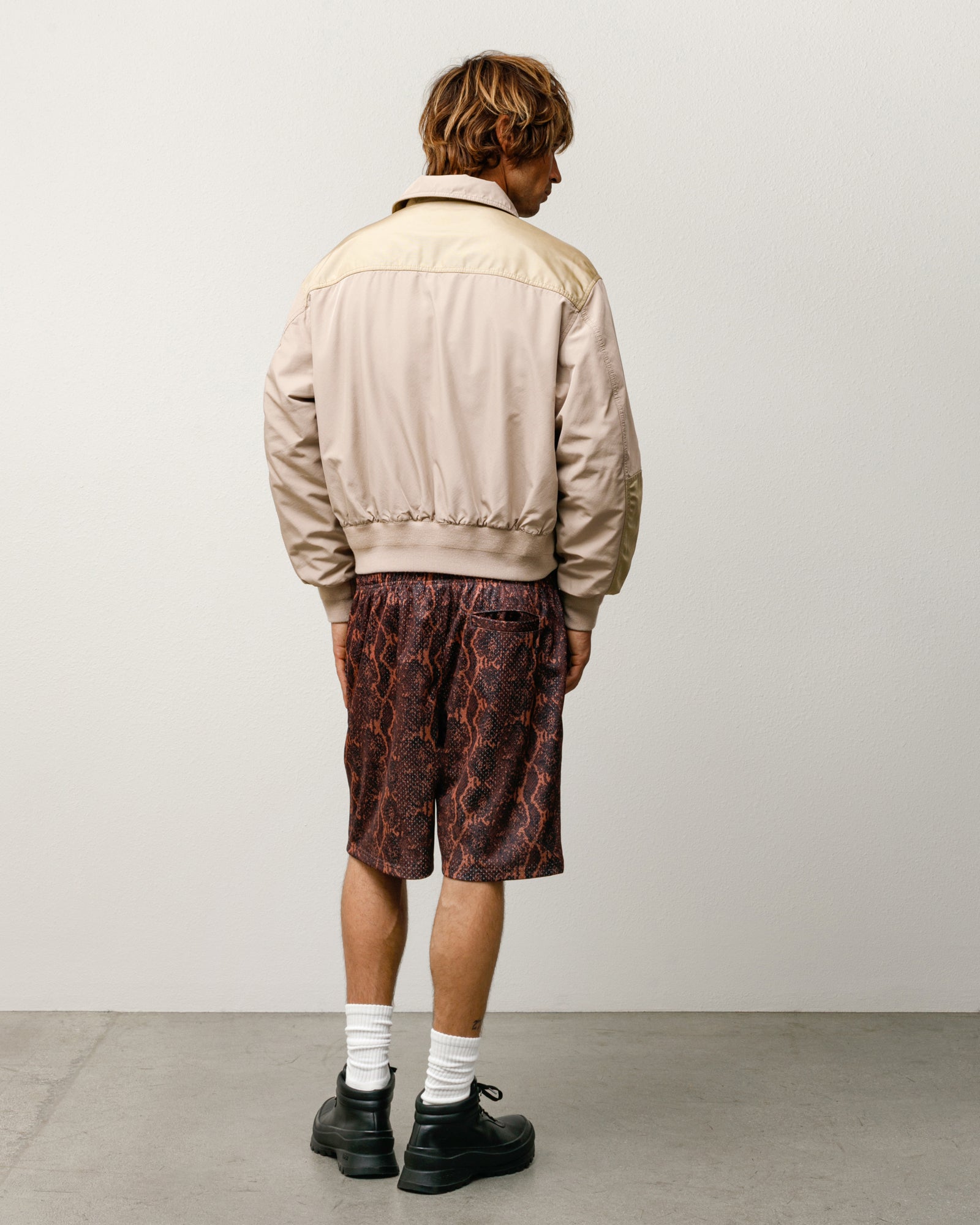 Mock Neck Flight Bomber – Khaki | Outerwear | Stüssy Canada