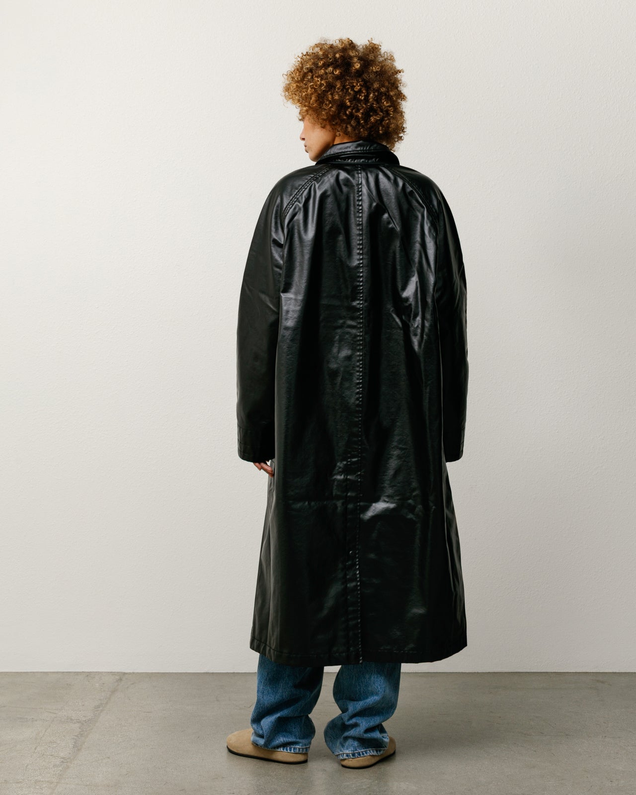 Coated Field Coat – Black | Outerwear | Stüssy Canada