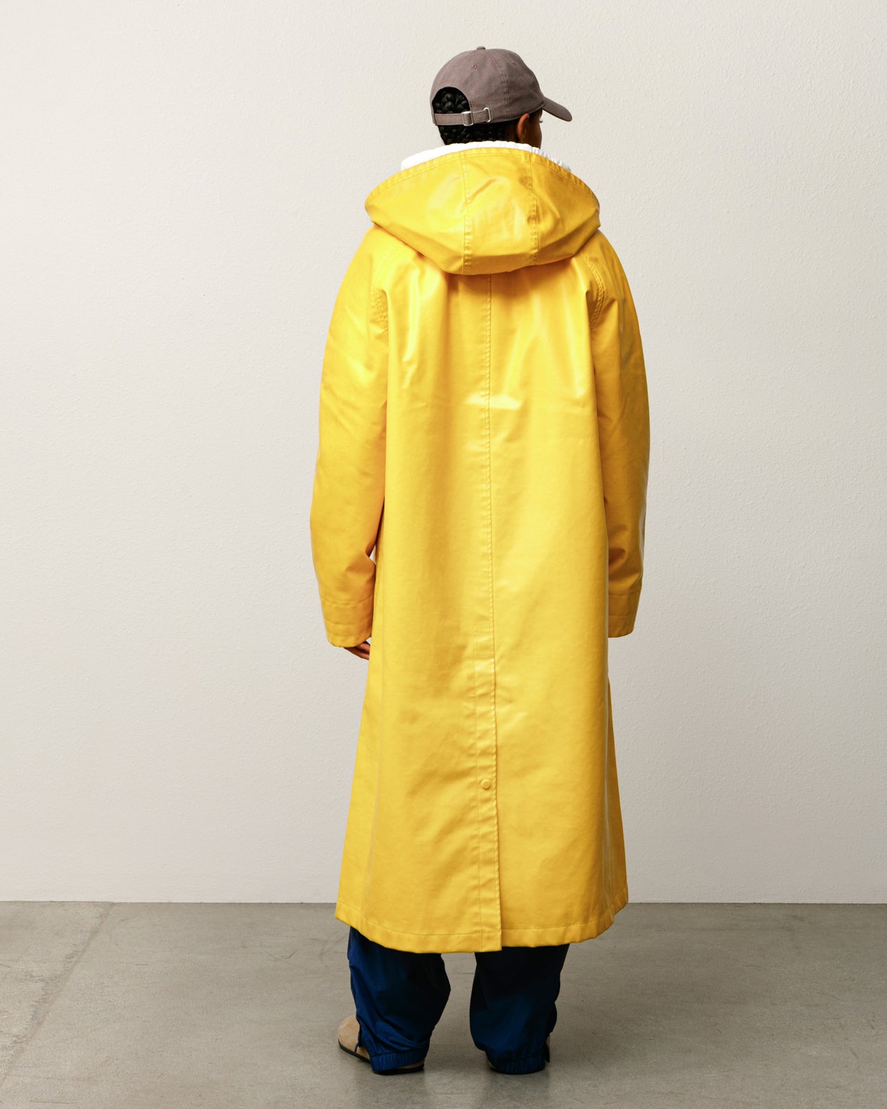 Coated Field Coat Mens Long Sleeve In Yellow