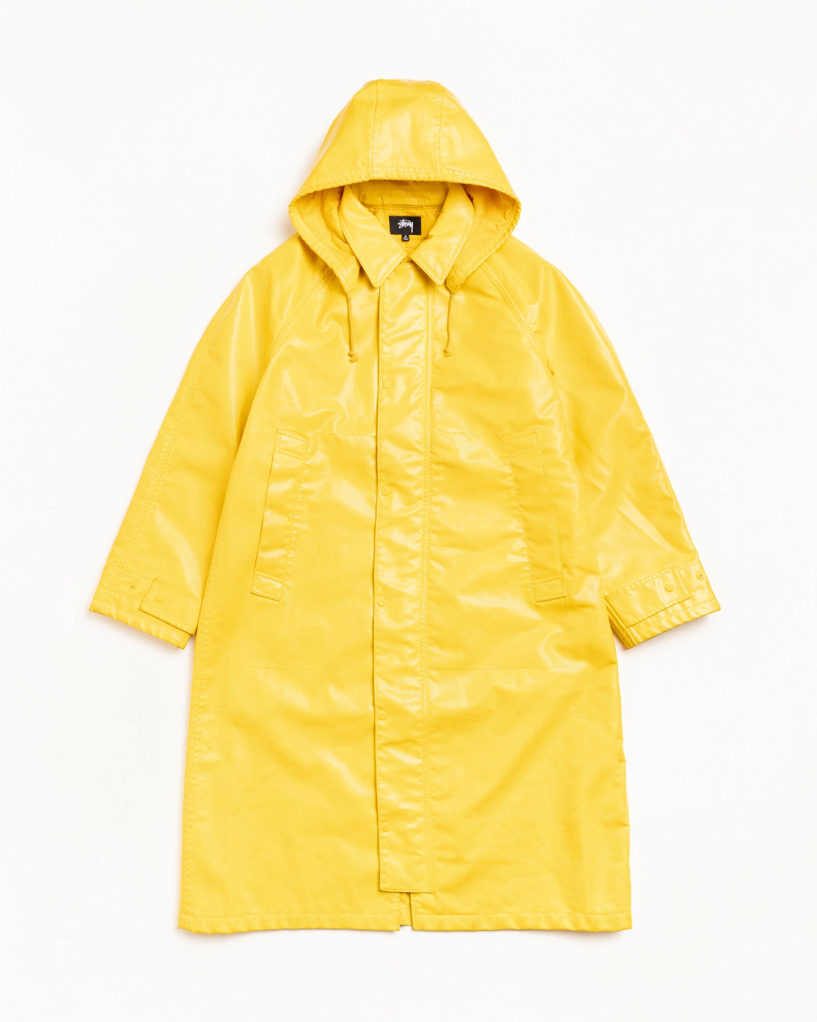 Coated Field Coat Mens Long Sleeve In Yellow