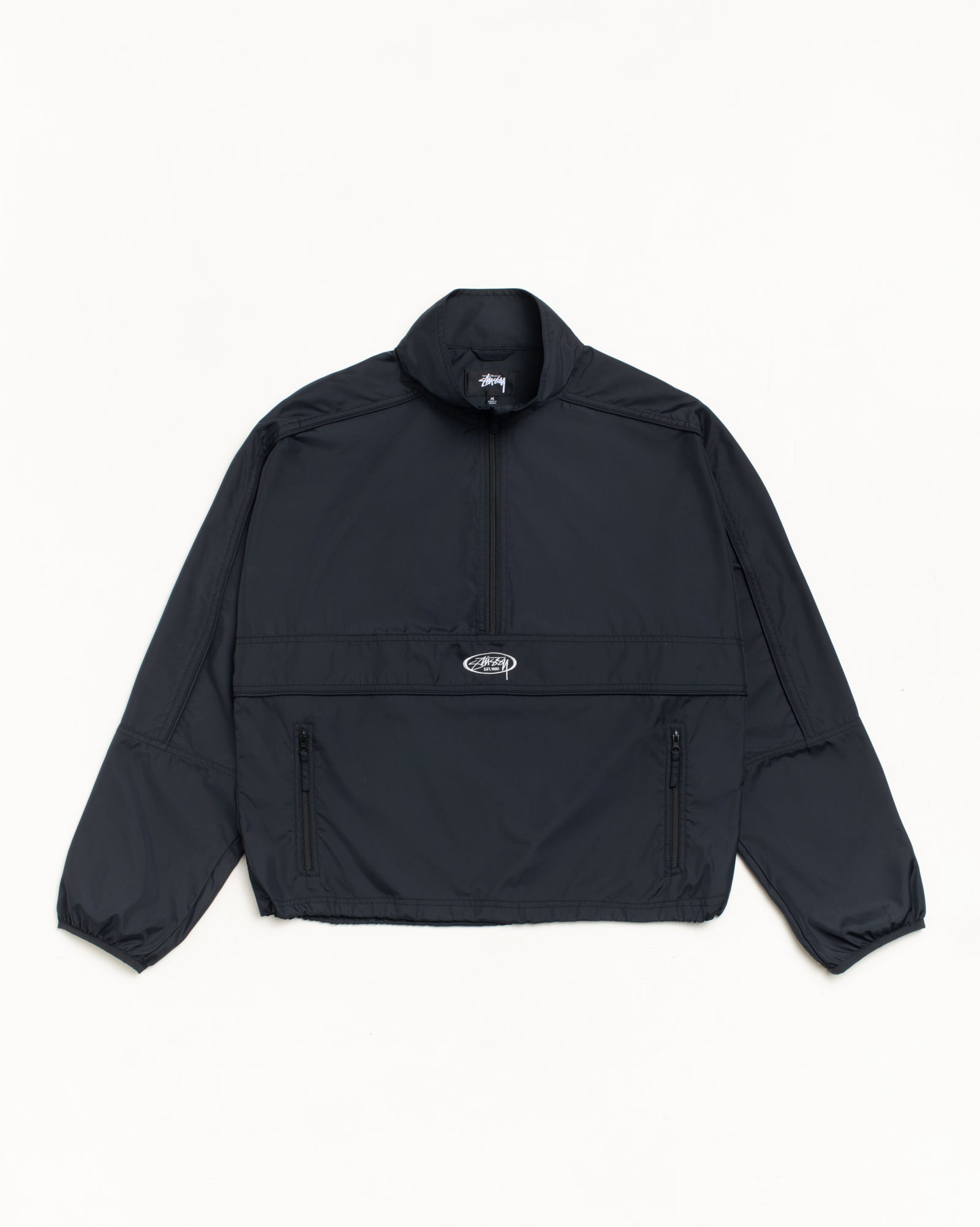 Lightweight Pullover Jacket – Black | Outerwear | Stüssy Canada