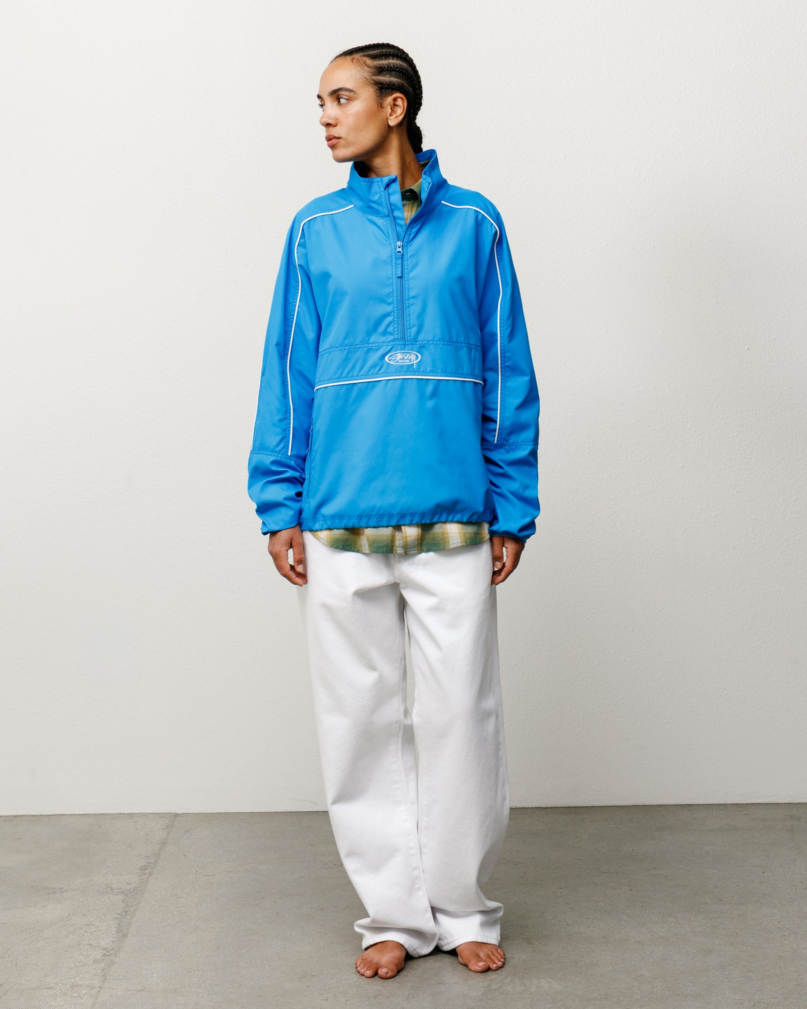Lightweight Pullover Jacket – Blue | Outerwear | Stüssy Canada