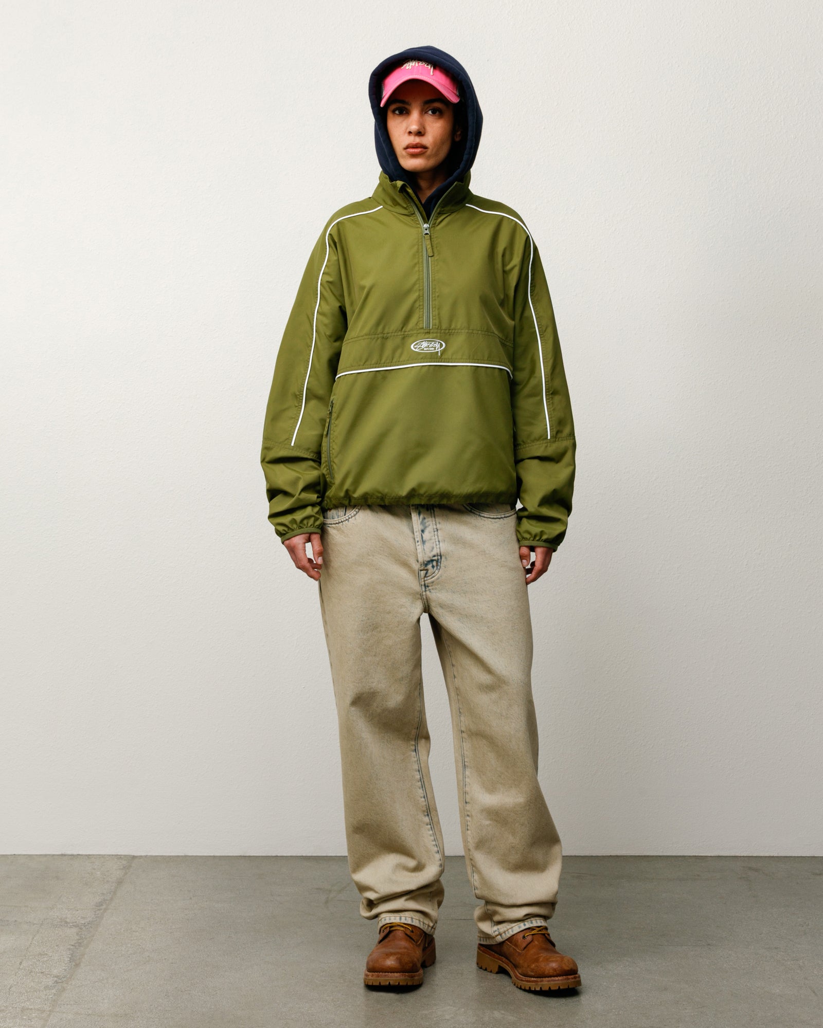 Lightweight Pullover Jacket – Olive | Outerwear | Stüssy Canada
