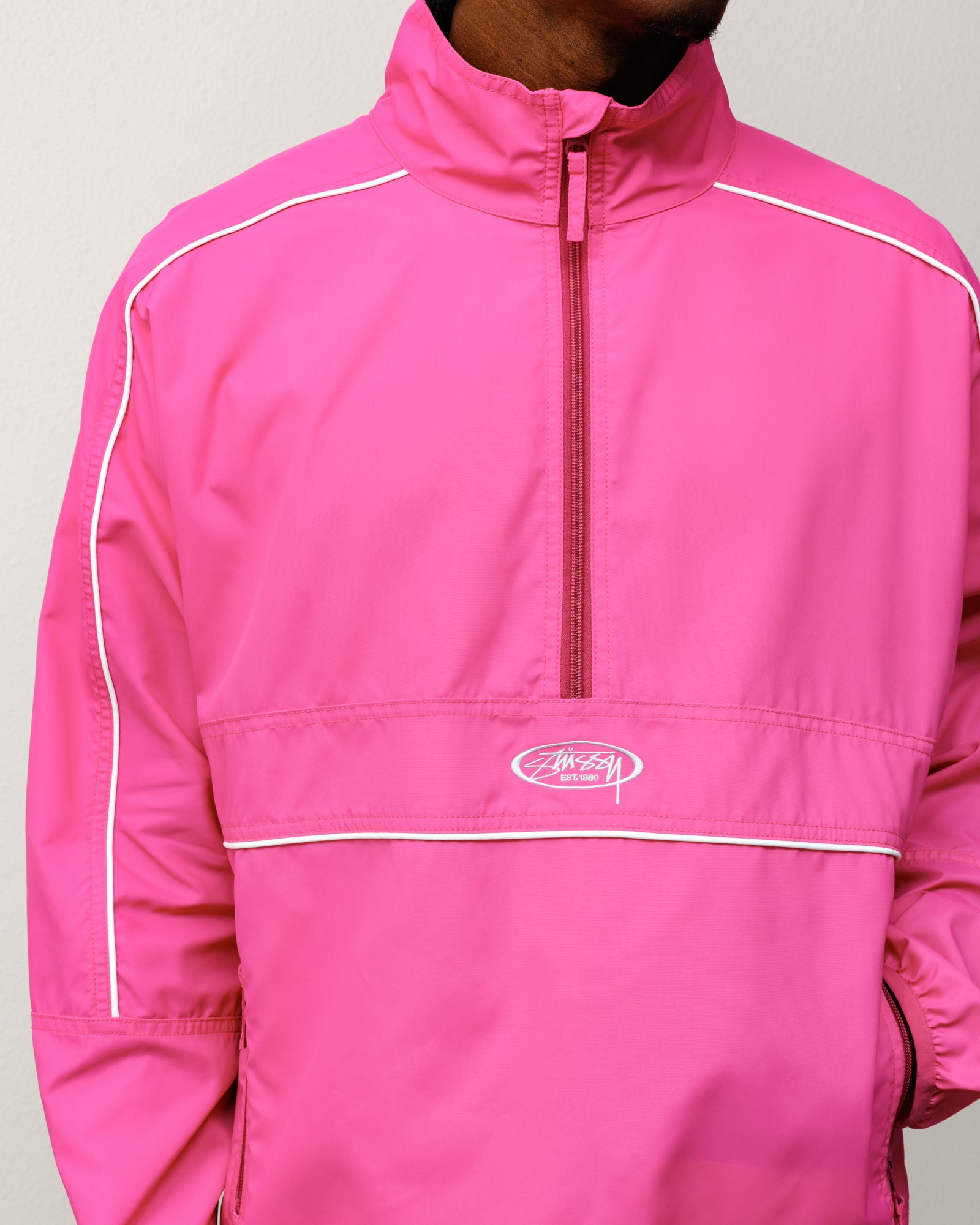 Lightweight Pullover Jacket – Pink | Outerwear | Stüssy Canada