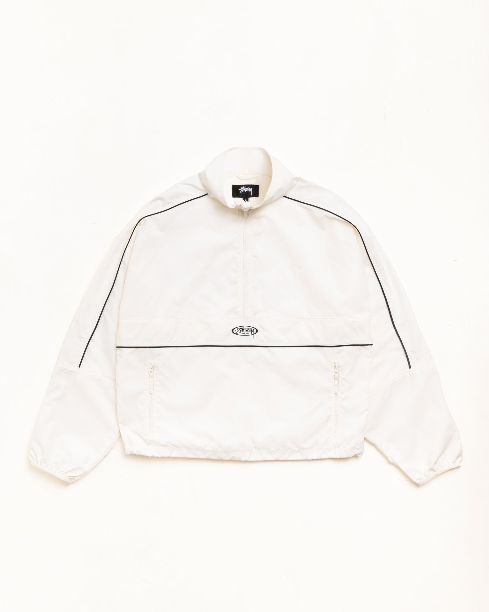 Lightweight Pullover Jacket – White | Outerwear | Stüssy Canada