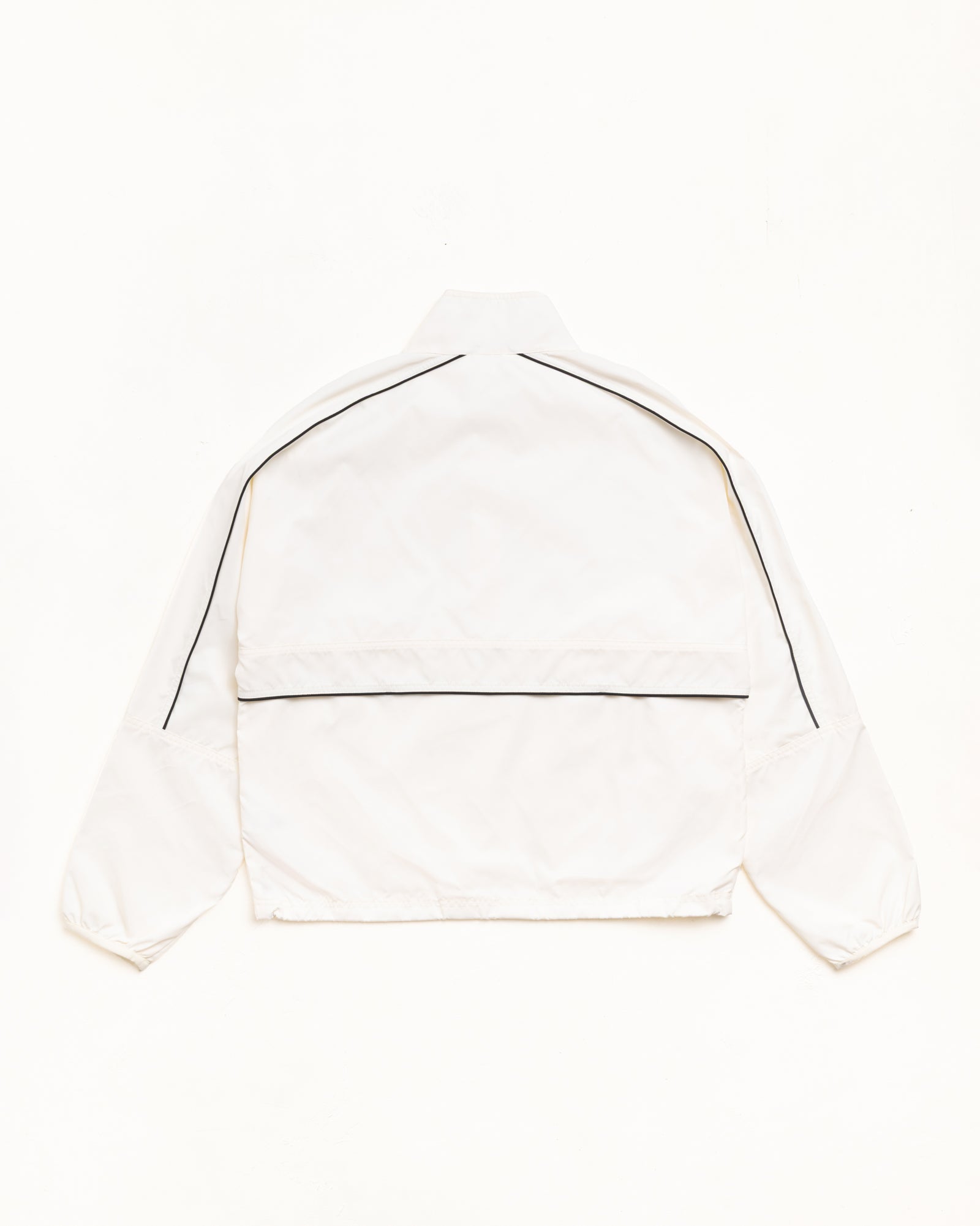 Lightweight Pullover Jacket Unisex Long Sleeve In White