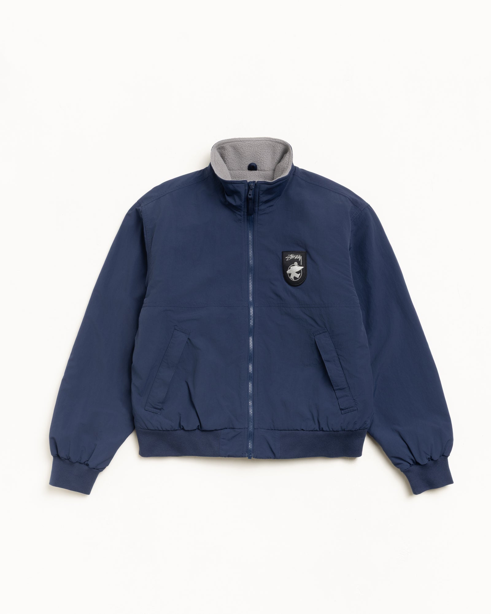 Polar Fleece Lined Jacket – Navy | Outerwear | Stüssy Canada