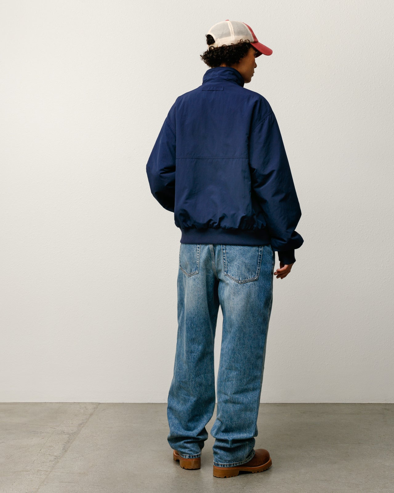 POLAR FLEECE LINED JACKET ネイビー Polar Fleece Lined Jacket – Navy | Outerwear | Stüssy Canada