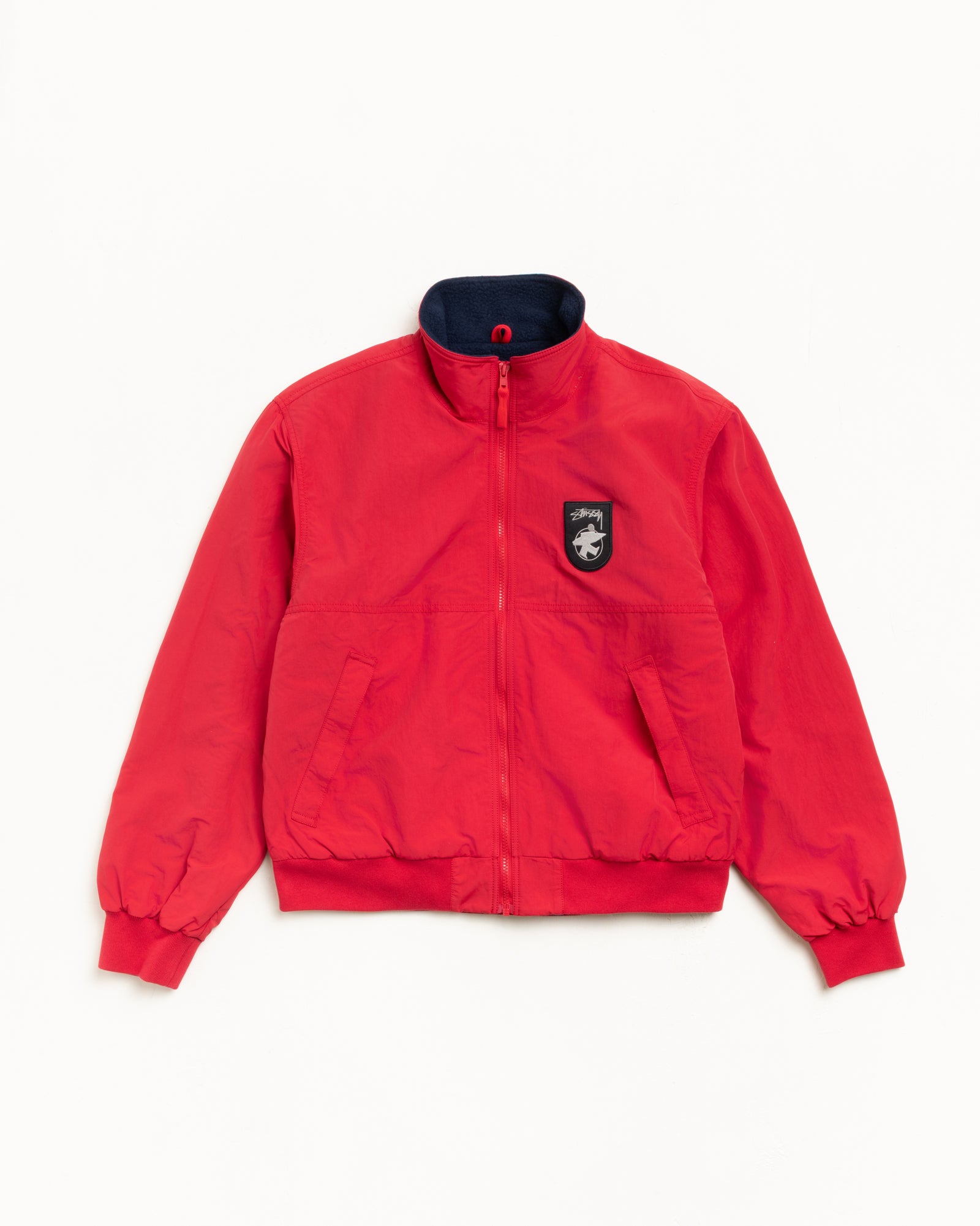 Polar Fleece Lined Jacket – Red | Outerwear | Stüssy Canada