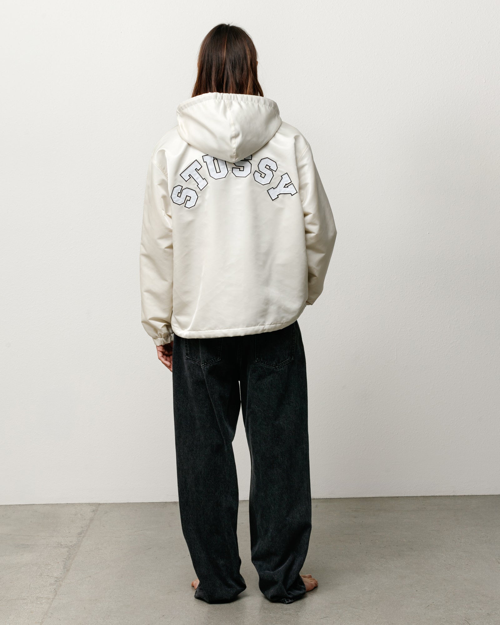 Hooded Coaches Jacket – Bone | Outerwear | Stüssy Canada Hooded Coaches Jacket – Bone | Outerwear | Stüssy Canada