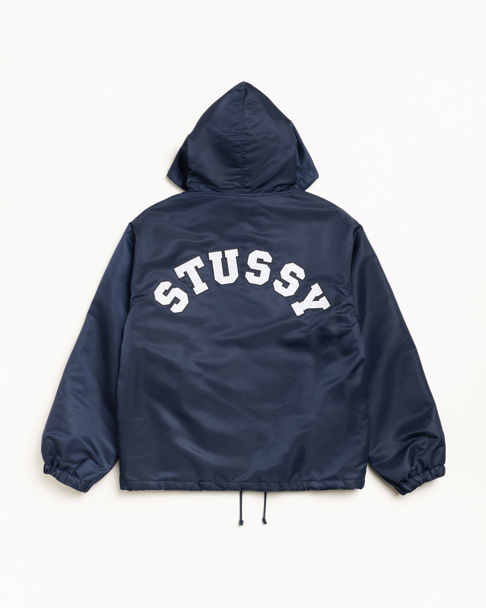 Hooded Coaches Jacket – Navy | Outerwear | Stüssy Canada