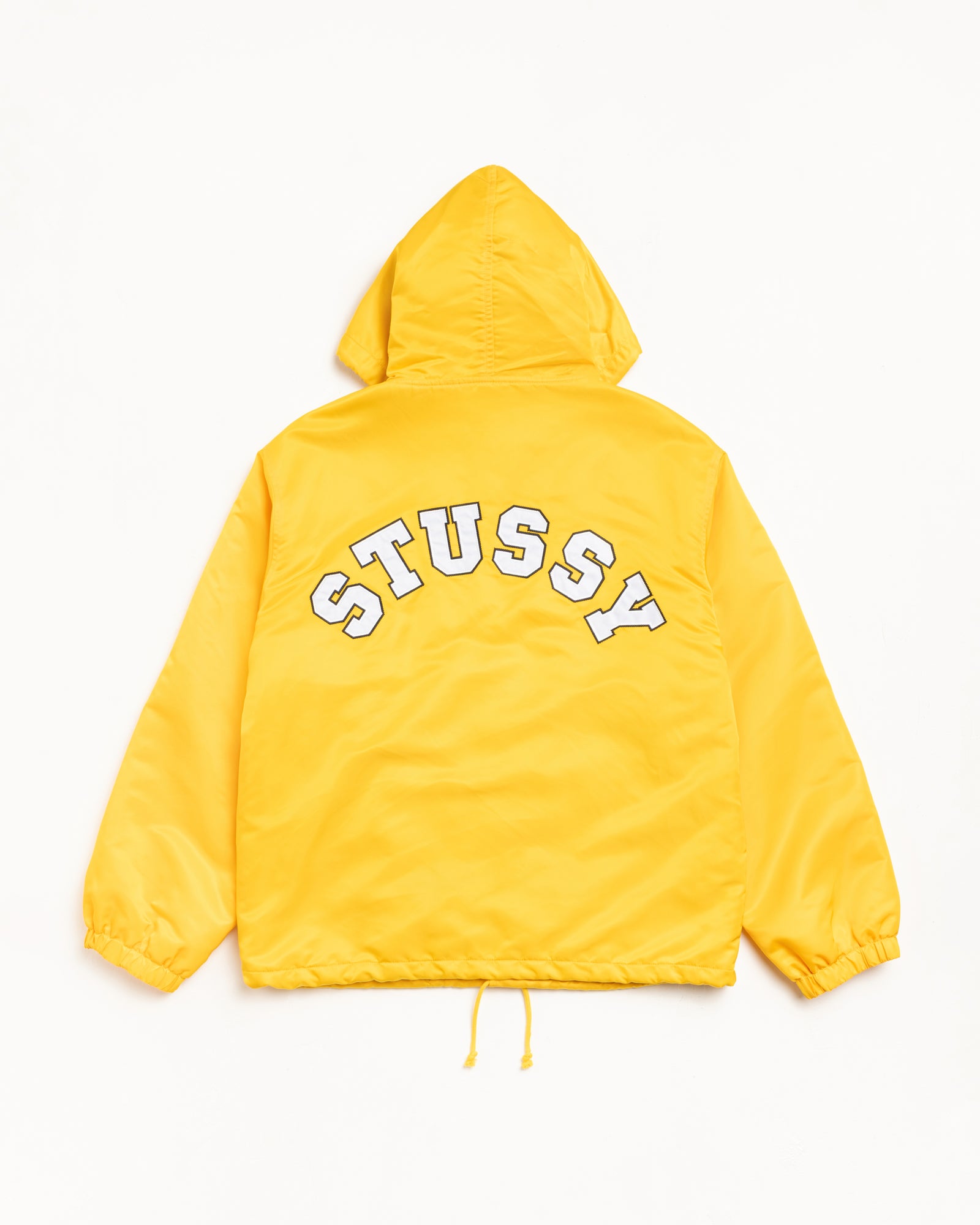 Hooded Coaches Jacket – Yellow | Outerwear | Stüssy Canada