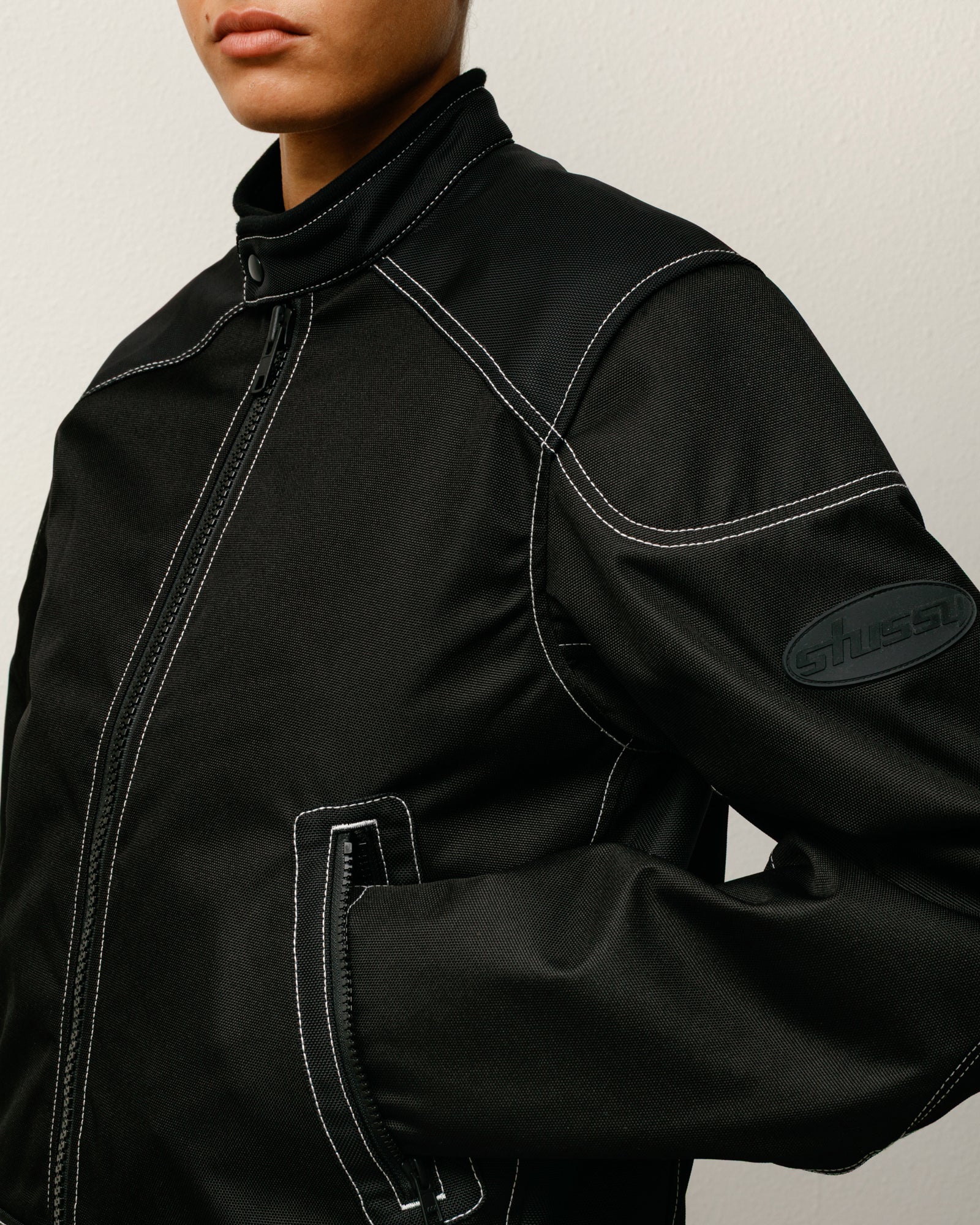 Moto Jacket – Black | Outerwear | Stüssy Canada