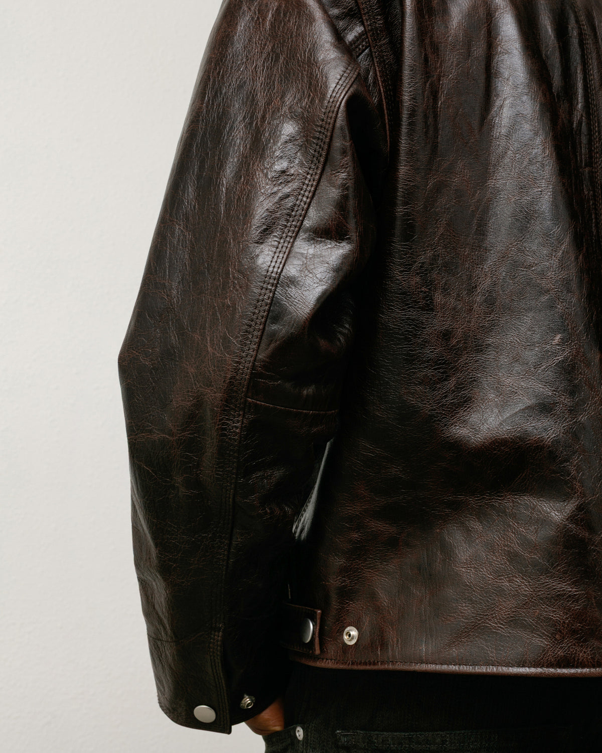 Garage Jacket Leather – Dark Brown | Outerwear | Stüssy Canada
