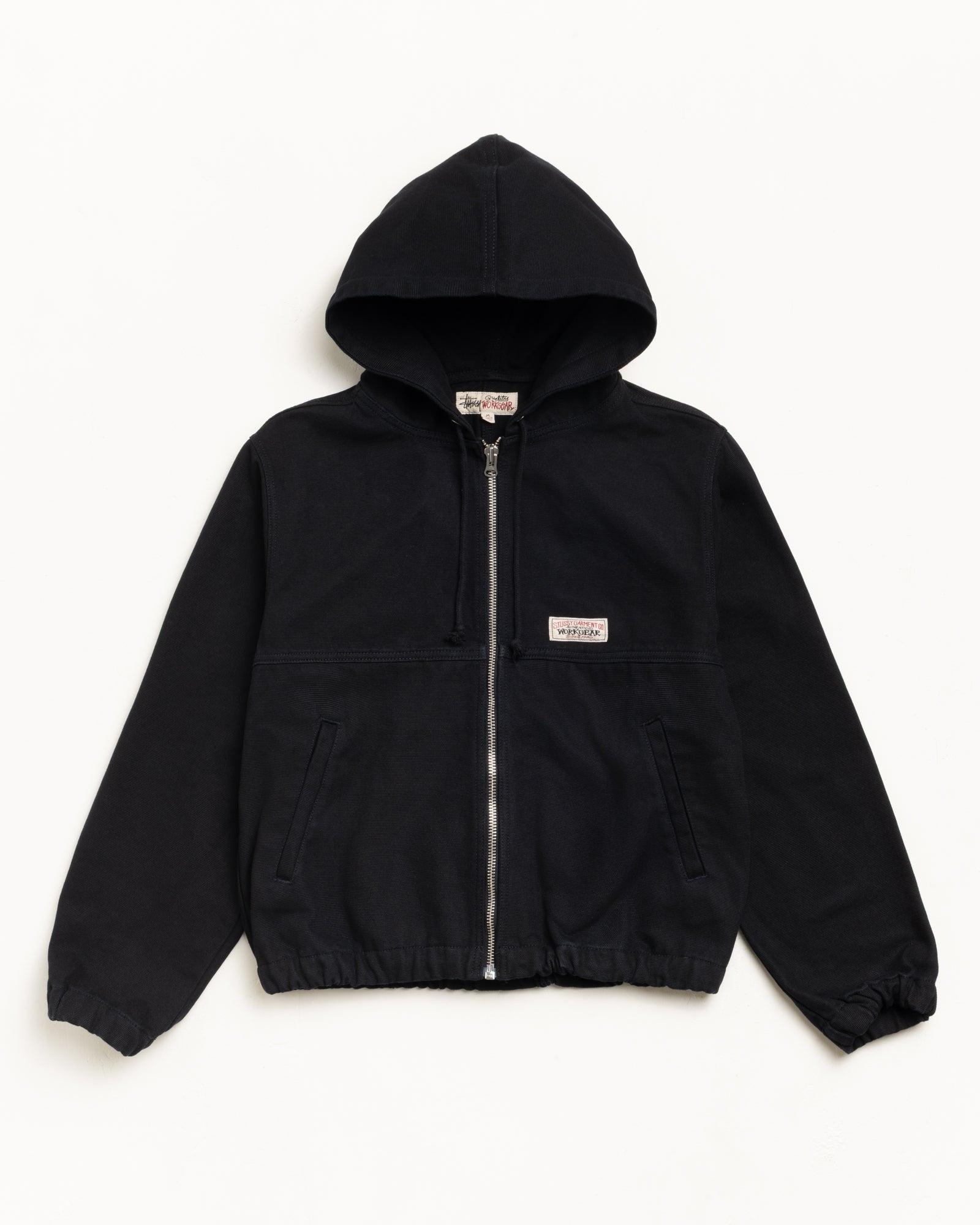 Stüssy canvas work jacket ブラック Work Jacket Unlined Canvas – Black | Outerwear | Stüssy Canada