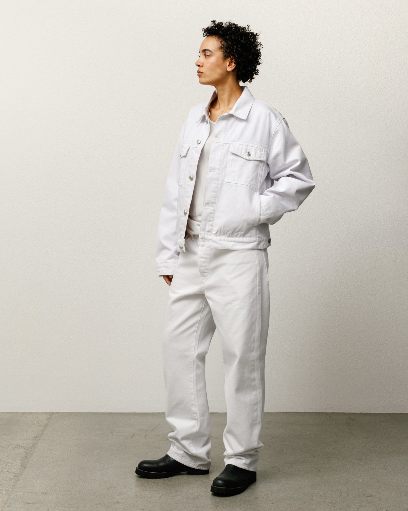 Stussy カバーオール Lサイズ ホワイト Lined Denim Trucker – White | Outerwear | Stüssy Canada