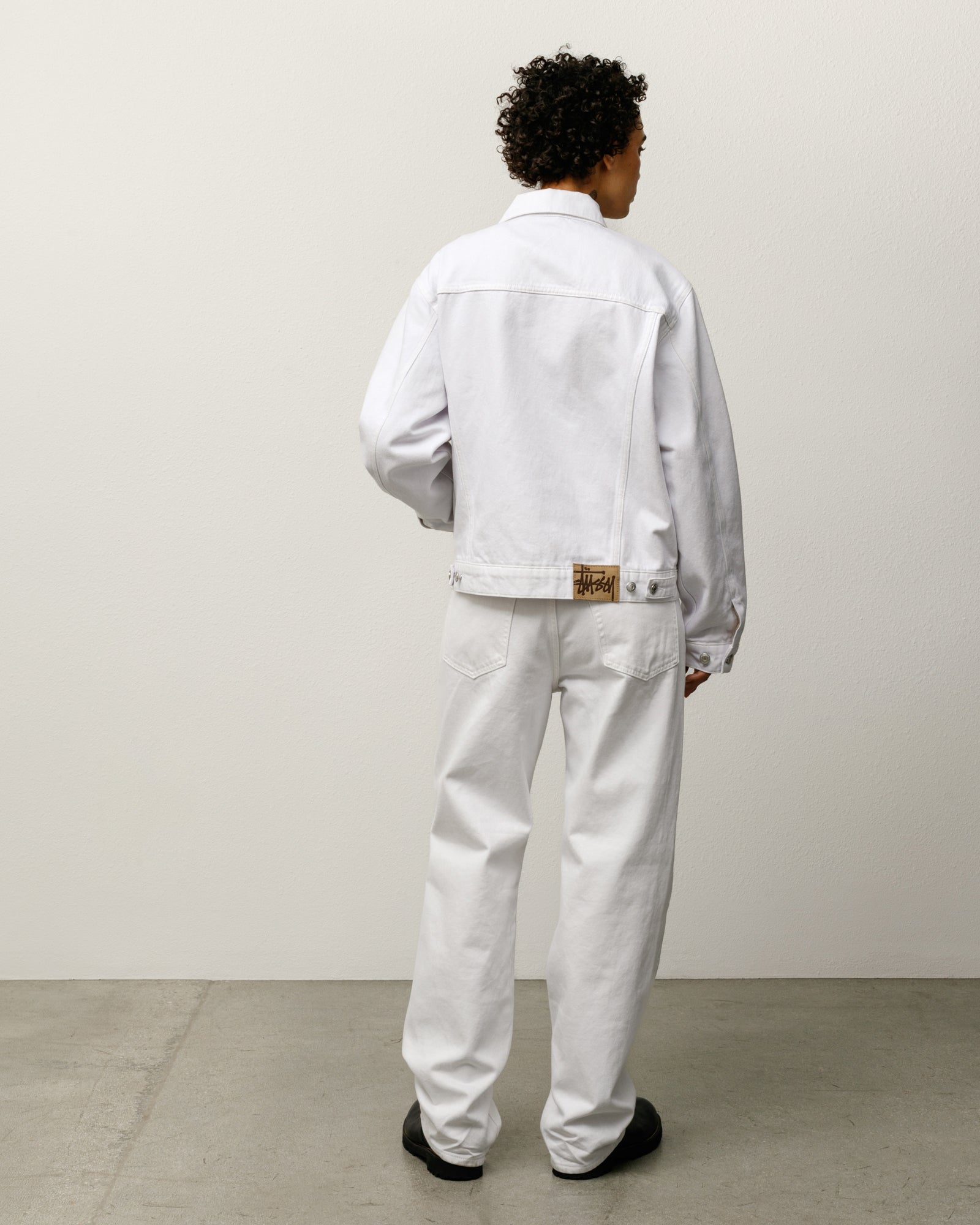 Lined Denim Trucker – White | Outerwear | Stüssy Canada
