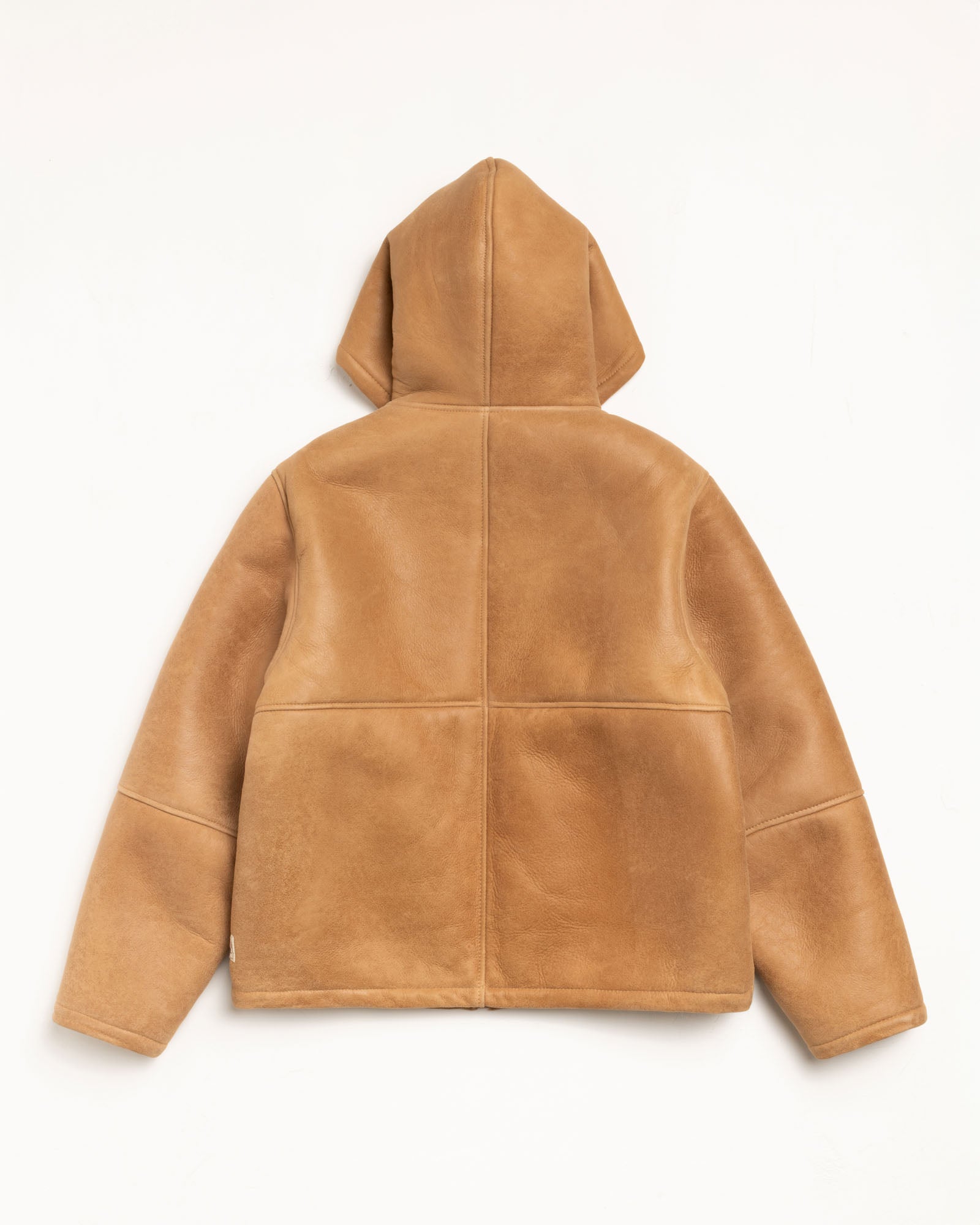 Shearling Hooded Jacket – Tan | Outerwear | Stüssy Canada