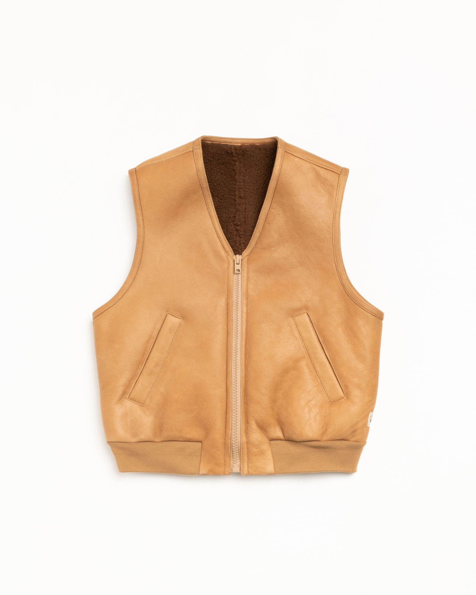 ジャケット・アウター bauhaus vest leather ss24 Shearling Vest – Tan | Outerwear | Stüssy Canada