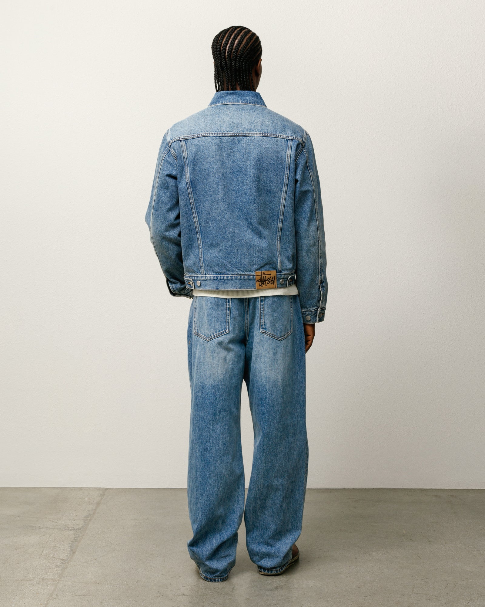 Lined Denim Trucker – Indigo Stone Wash | Outerwear | Stüssy Canada