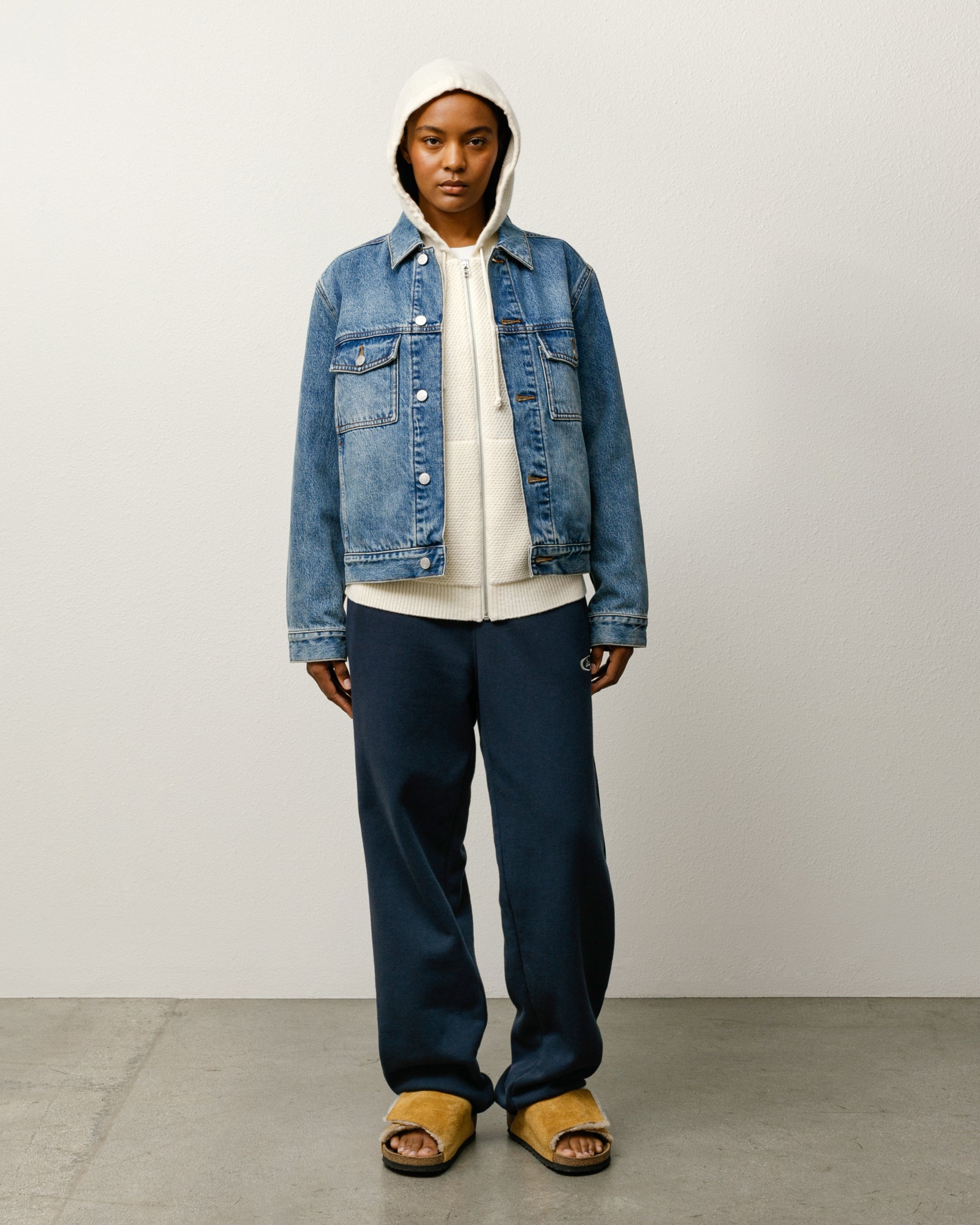 Lined Denim Trucker – Indigo Stone Wash | Outerwear | Stüssy Canada