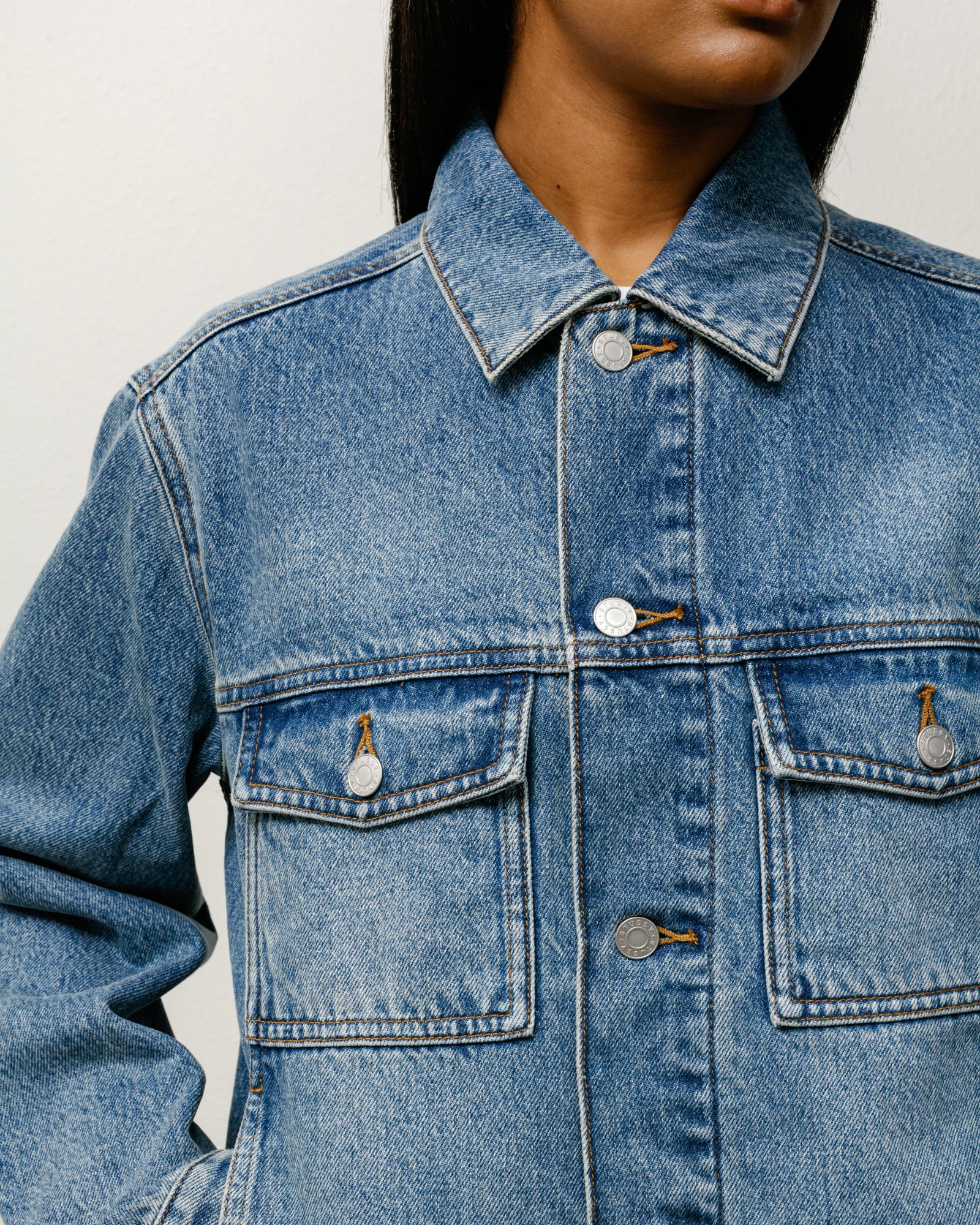 Lined Denim Trucker – Indigo Stone Wash | Outerwear | Stüssy Canada