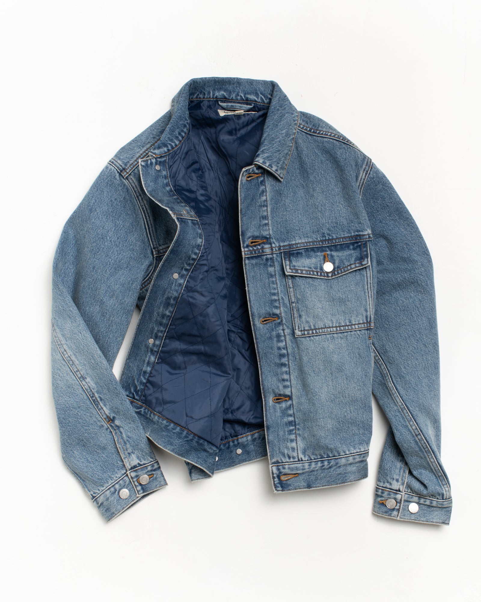 Lined Denim Trucker – Indigo Stone Wash | Outerwear | Stüssy Canada